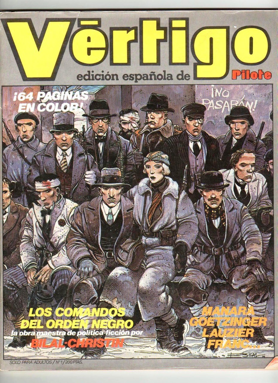 Portada ampliada de Vertigo