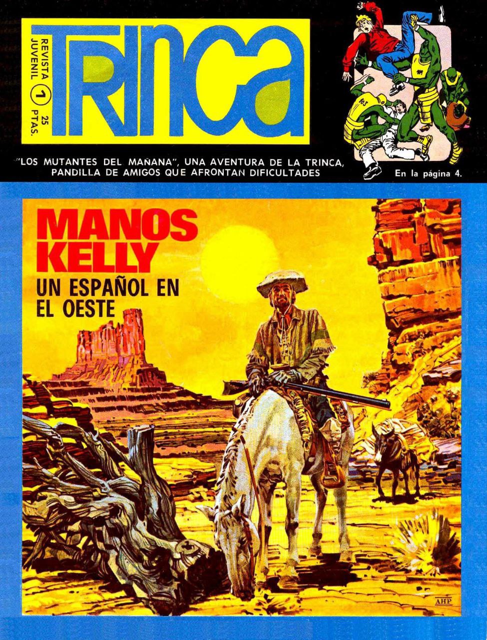 Portada ampliada de Manos Kelly Un español en el Oeste