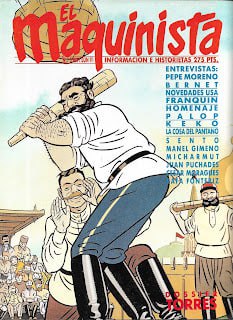 Portada ampliada de El Maquinista