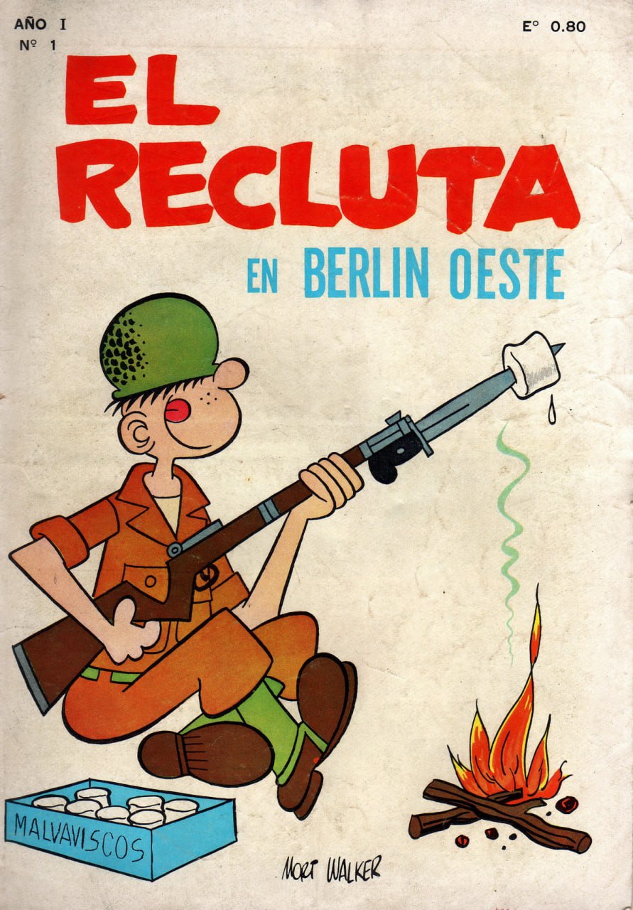 Portada ampliada de EL RECLUTA EN BERLIN OESTE