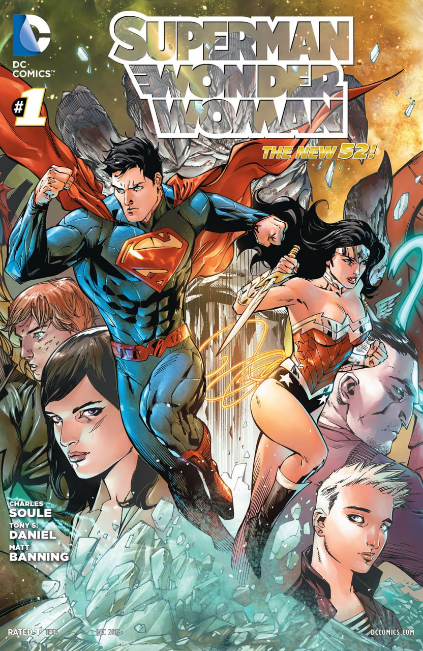 Portada ampliada de SUPERMAN WONDER WOMAN