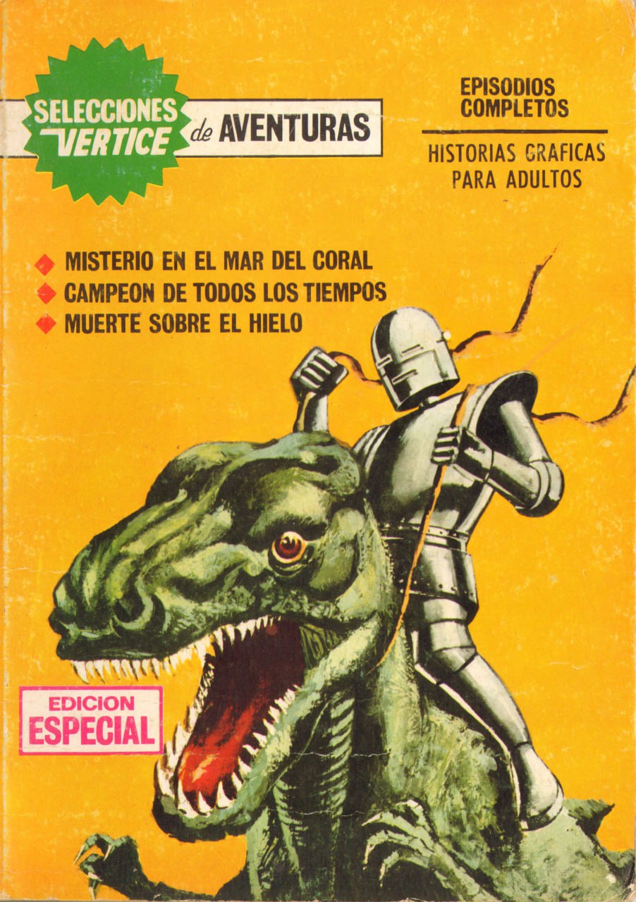 Portada ampliada de Selecciones Vertice de Aventuras (Ediciones Vertice)(1968-72)