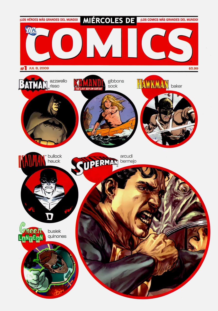 Portada ampliada de Miércoles de Comics