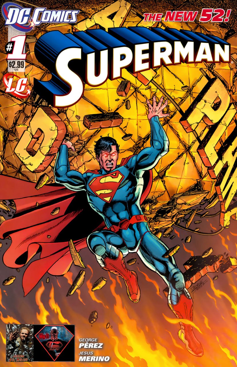 Portada ampliada de SUPERMAN