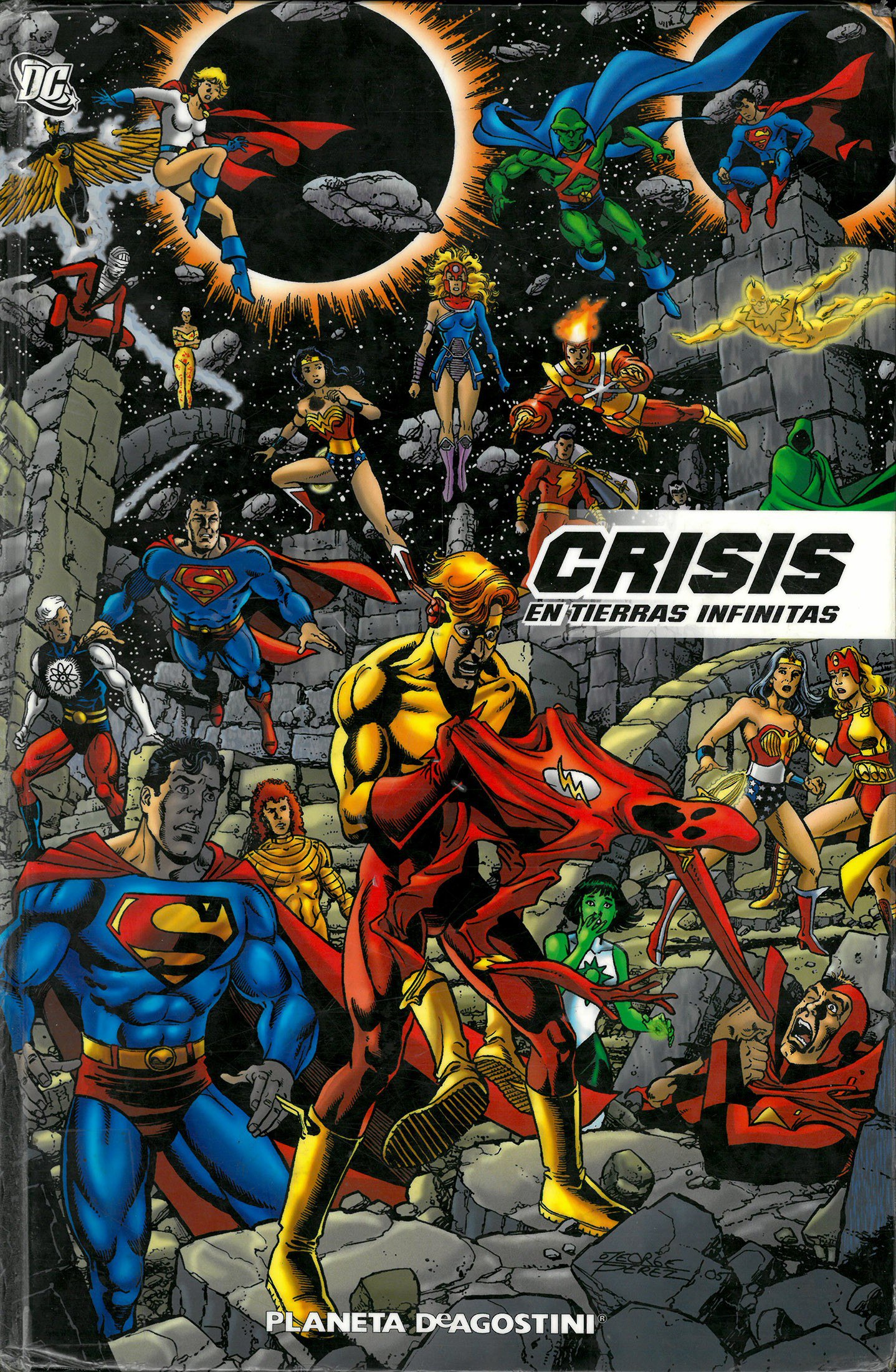 Portada ampliada de CRISIS EN TIERRAS INFINITAS