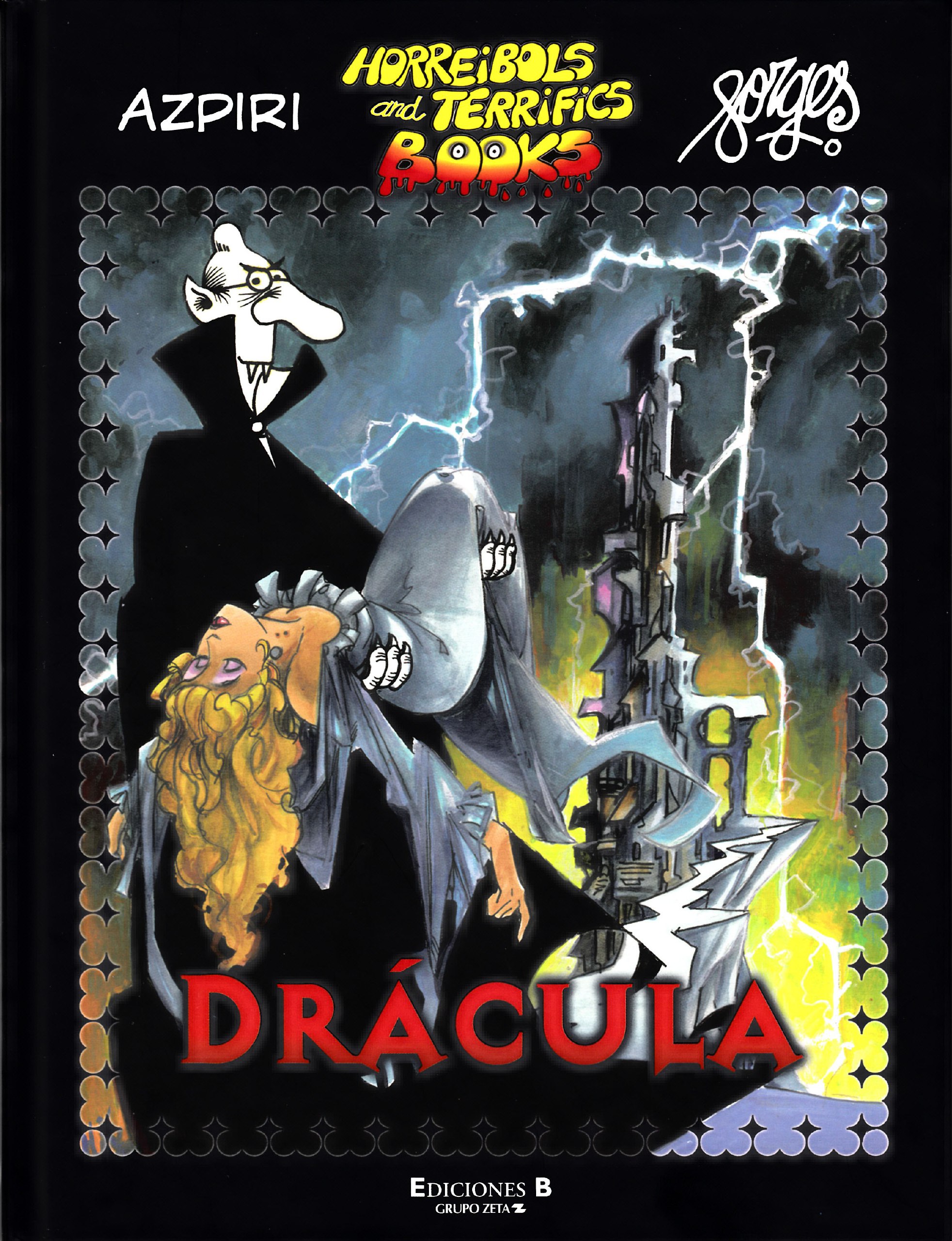 Portada ampliada de DRÁCULA
