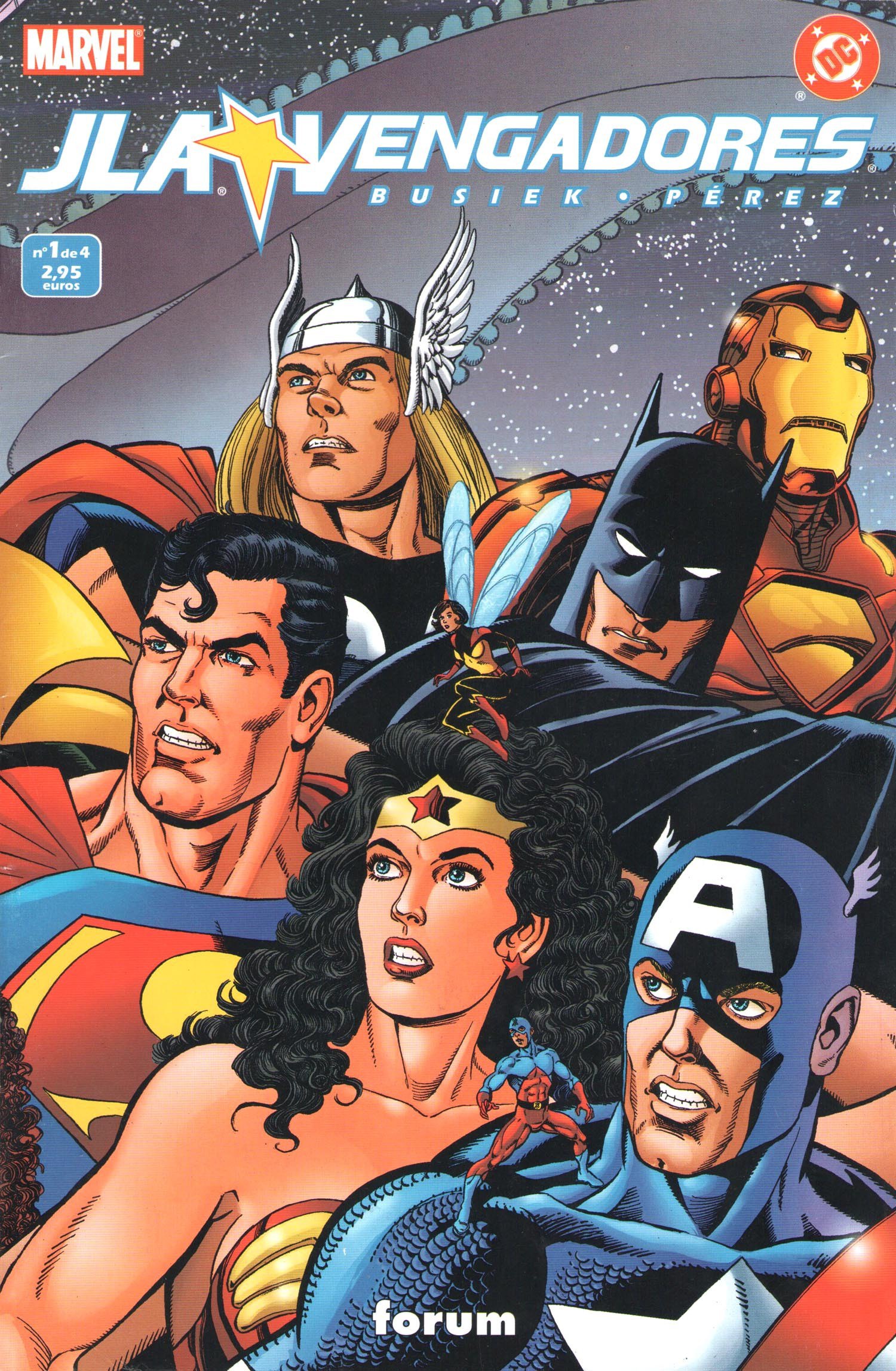 Portada ampliada de JLA VENGADORES