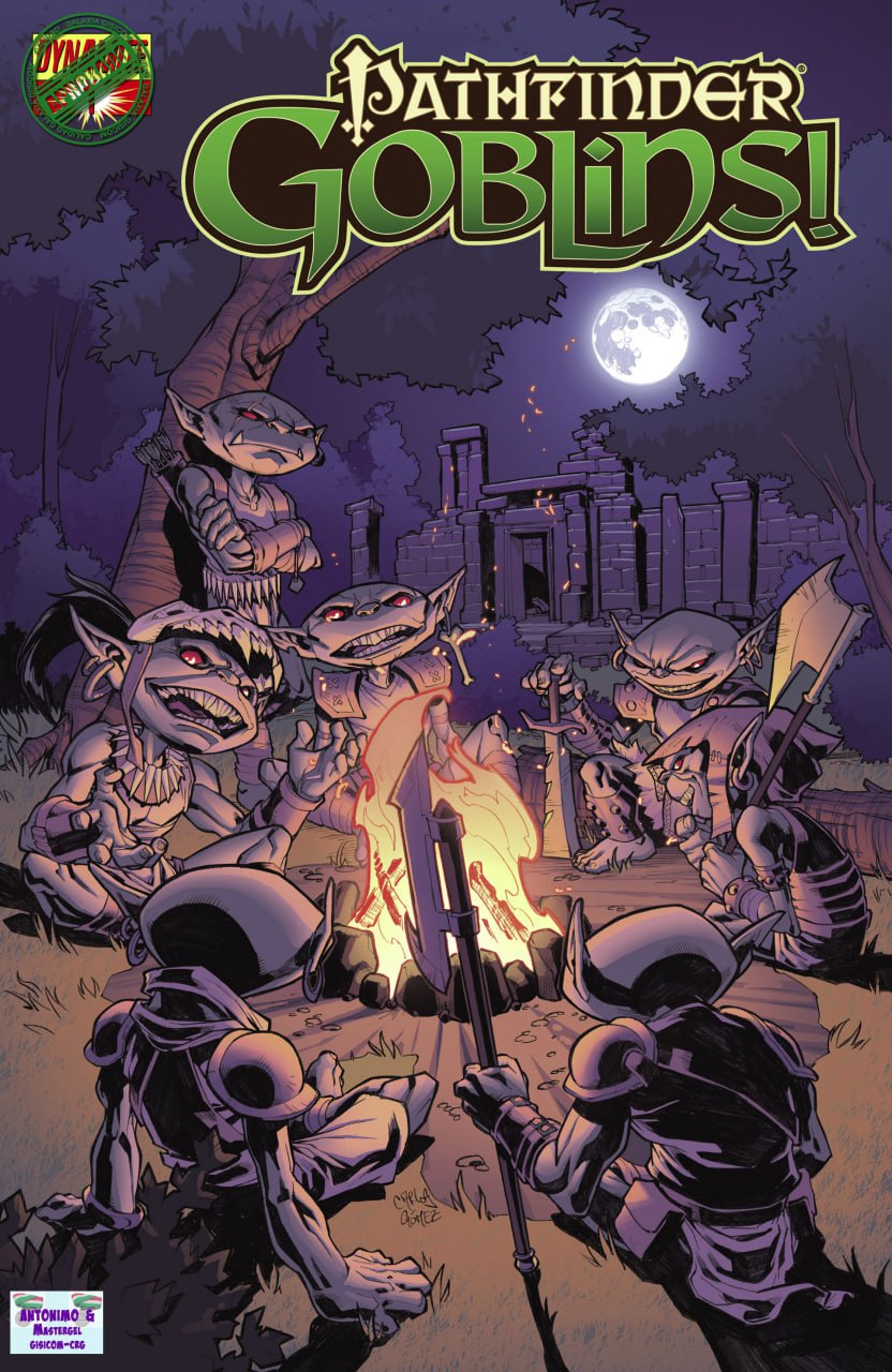 Portada ampliada de Pathfinder Goblins!