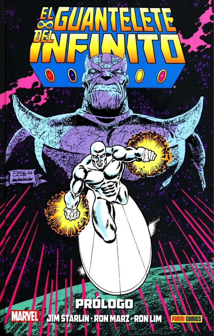 Portada ampliada de EL GUANTELETE DEL INFINITO