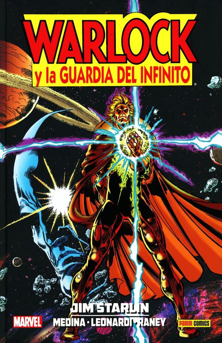 Portada ampliada de WARLOCK y la GUARDIA DEL INFINITO