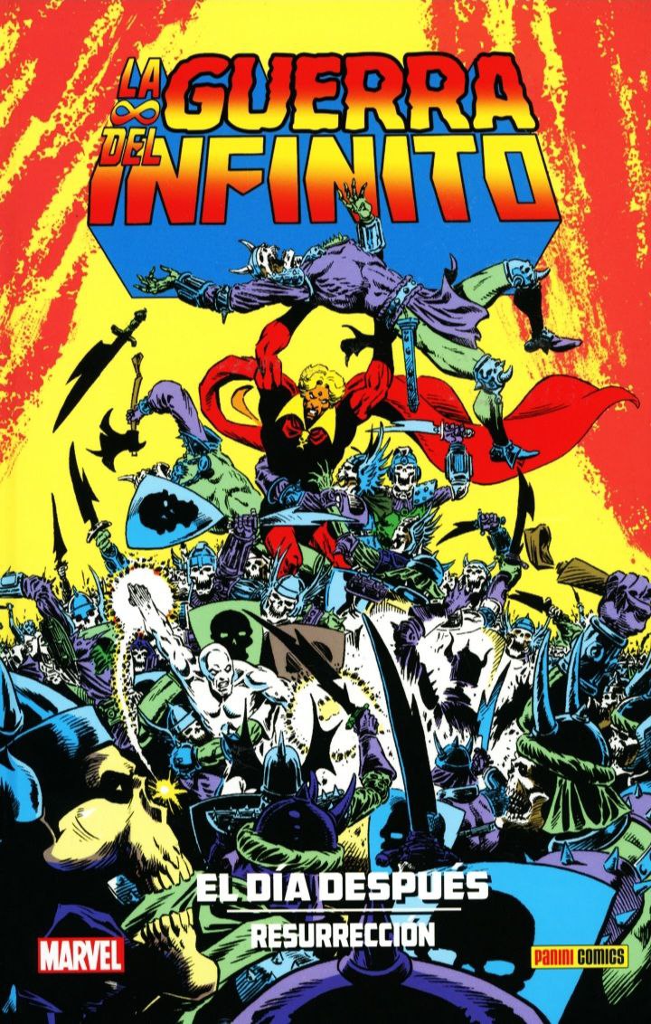 Portada ampliada de GUERRA INFINITO