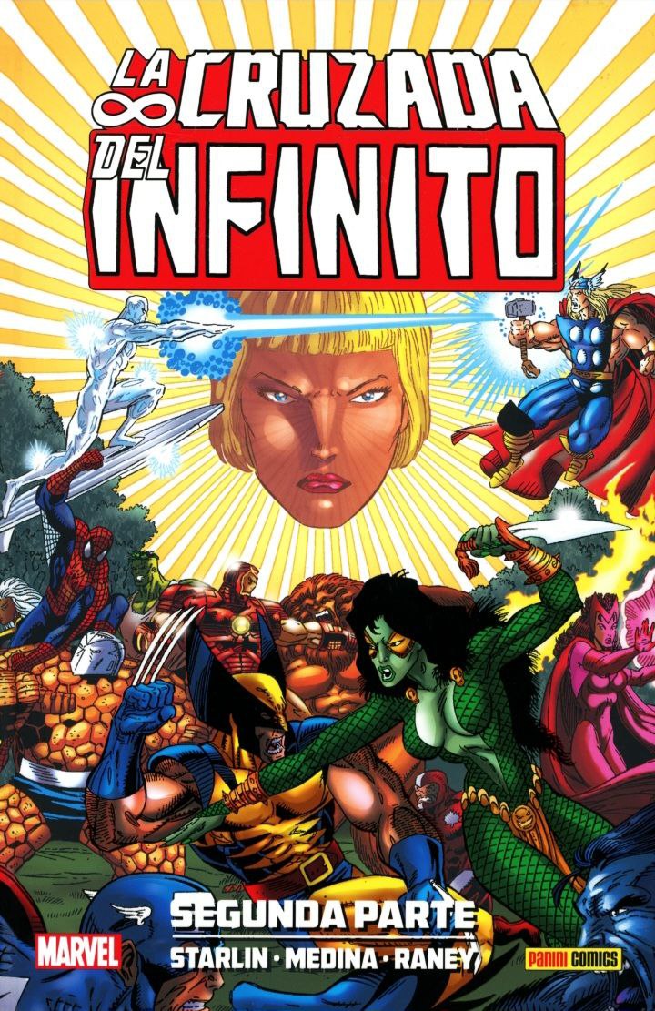 Portada ampliada de La cruzada del infinito