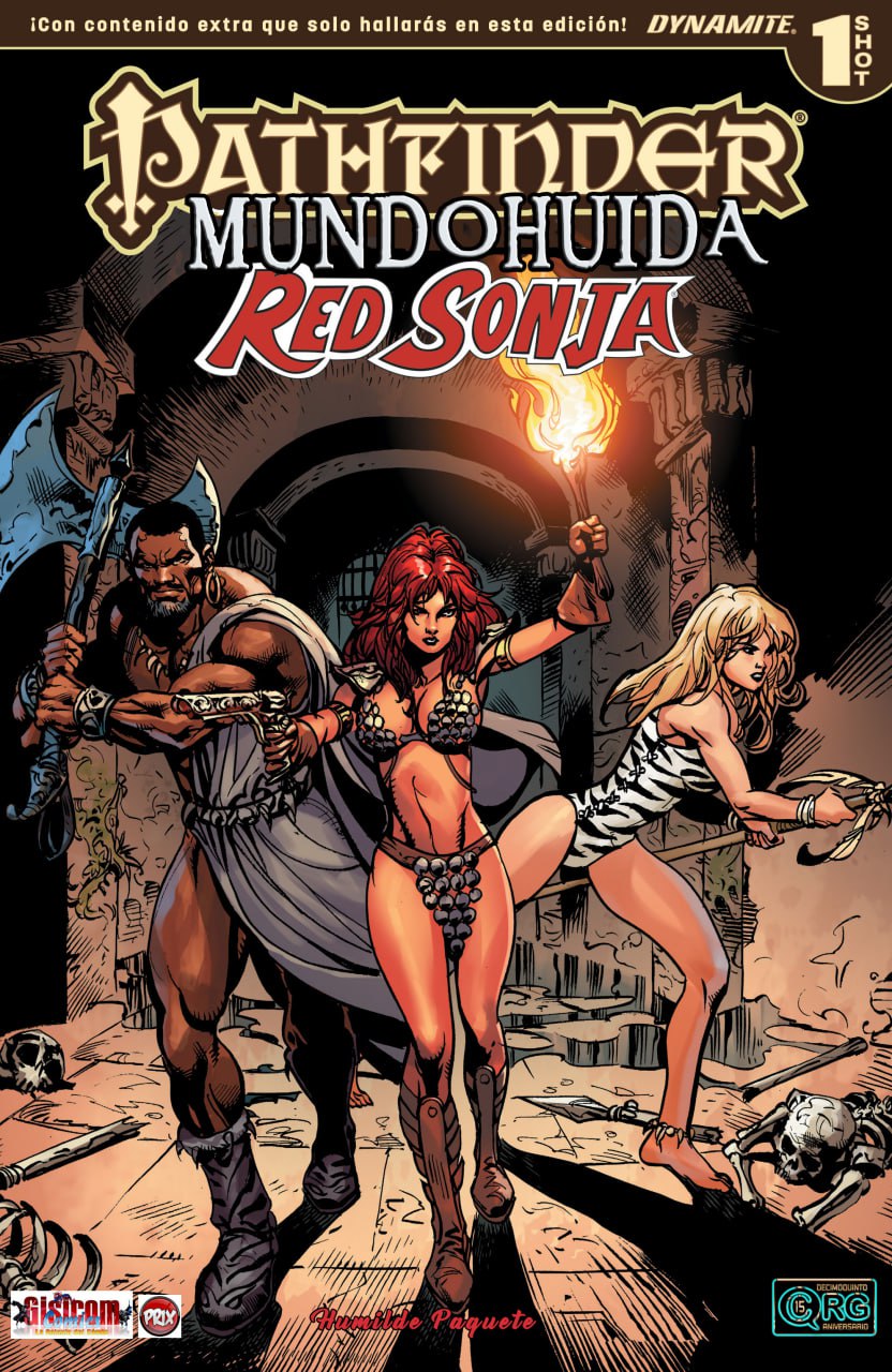 Portada ampliada de PATHFINDER MUNDOHUIDA RED SONJA