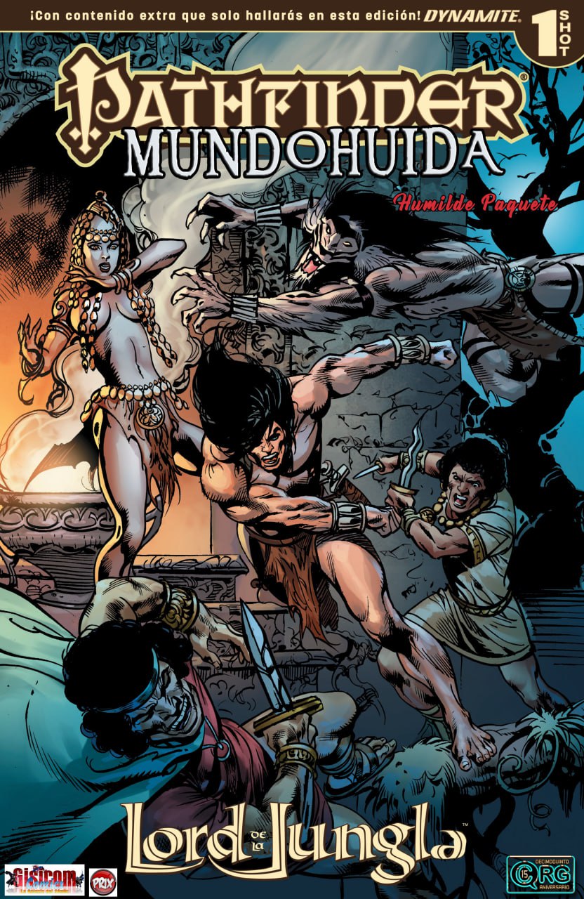 Portada ampliada de Pathfinder Mundo Huida