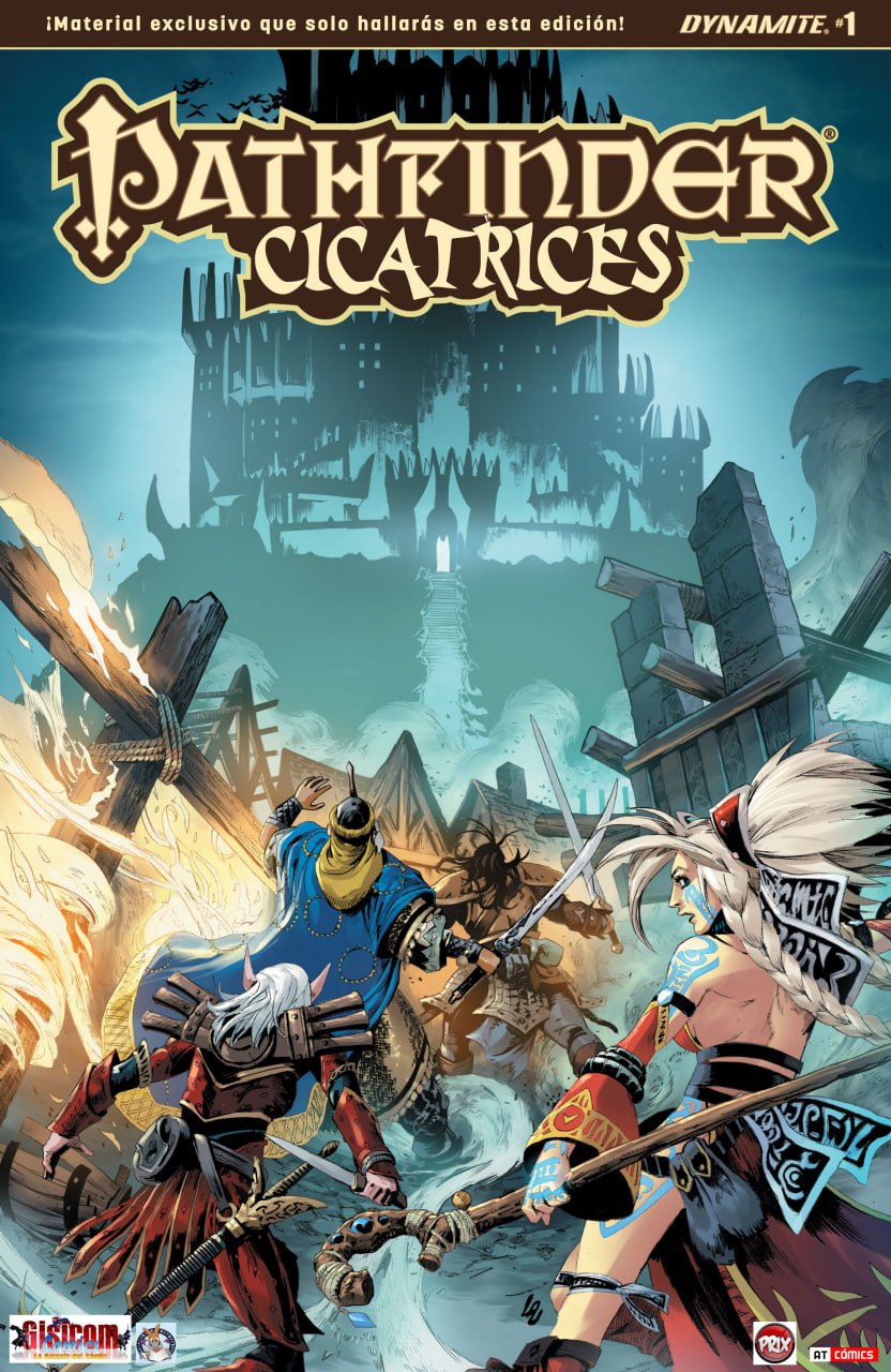 Portada ampliada de Pathfinder Cicatrices
