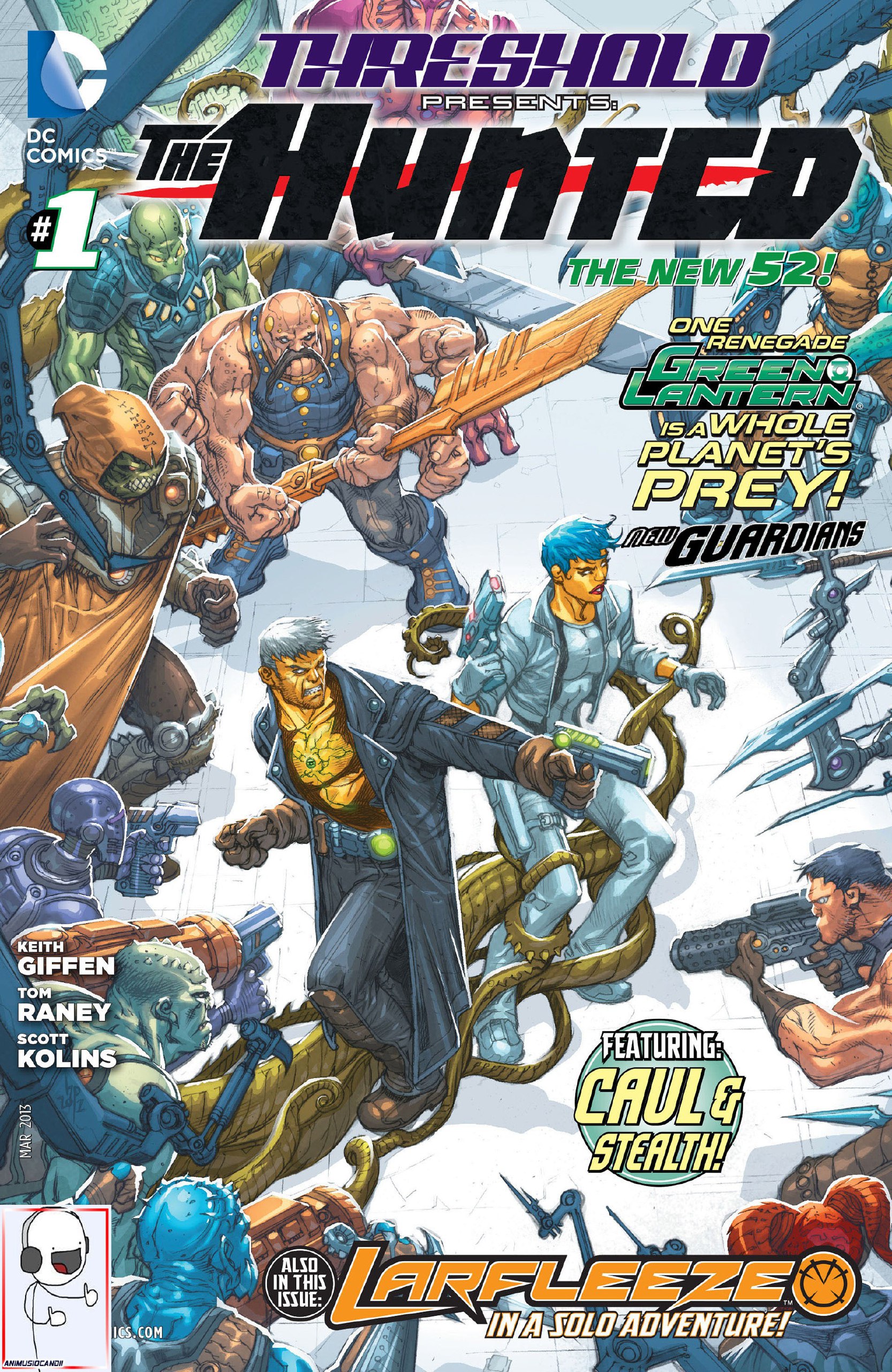 Portada ampliada de The Hunted