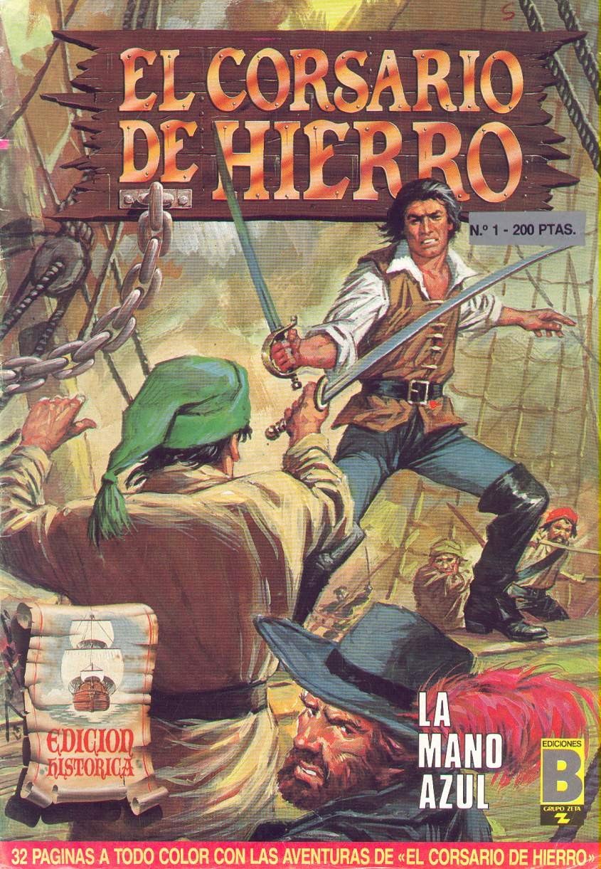 Portada ampliada de EL CORSARIO DE HIERRO