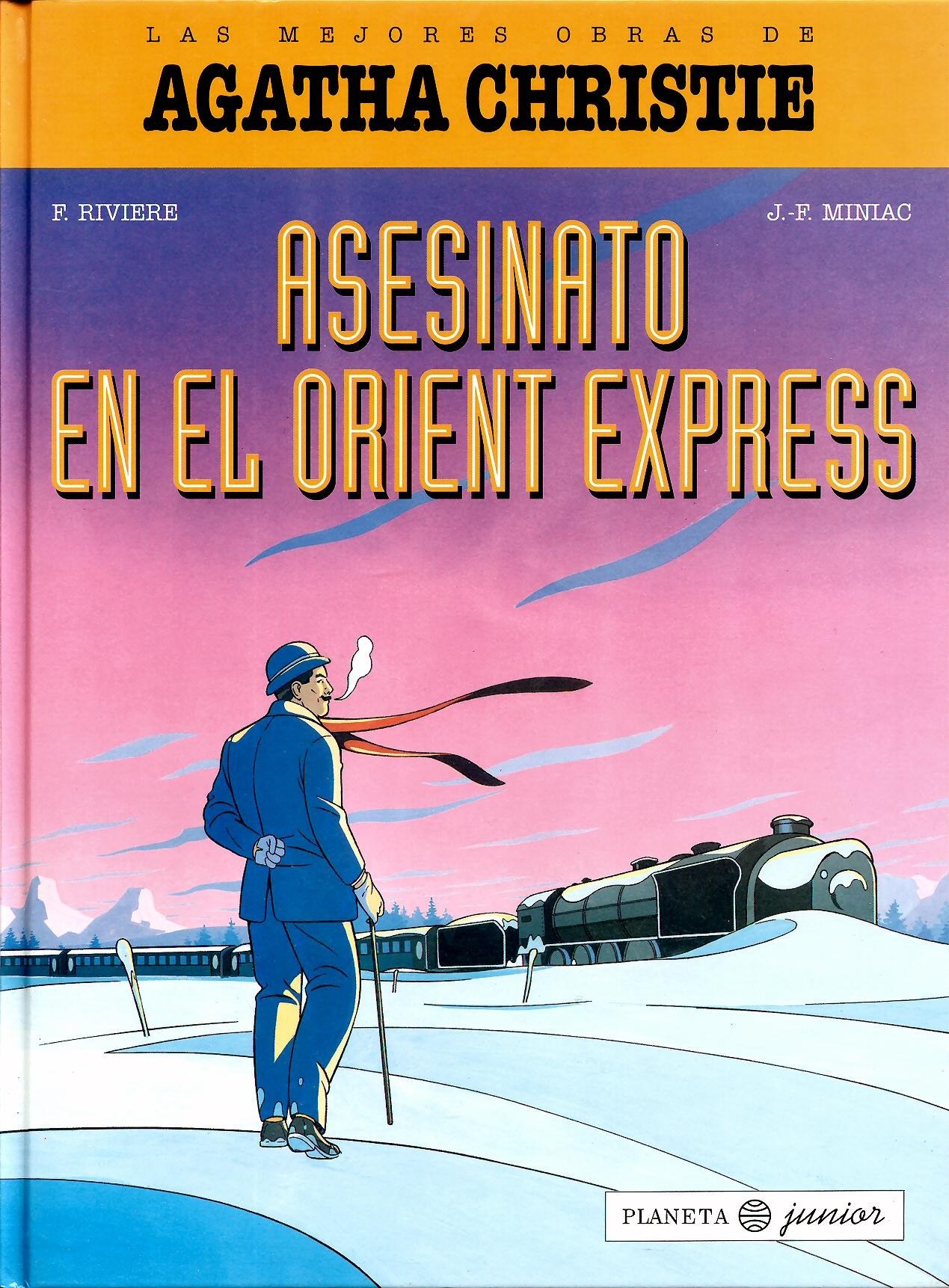 Portada ampliada de ASESINATO EN EL ORIENT EXPRESS