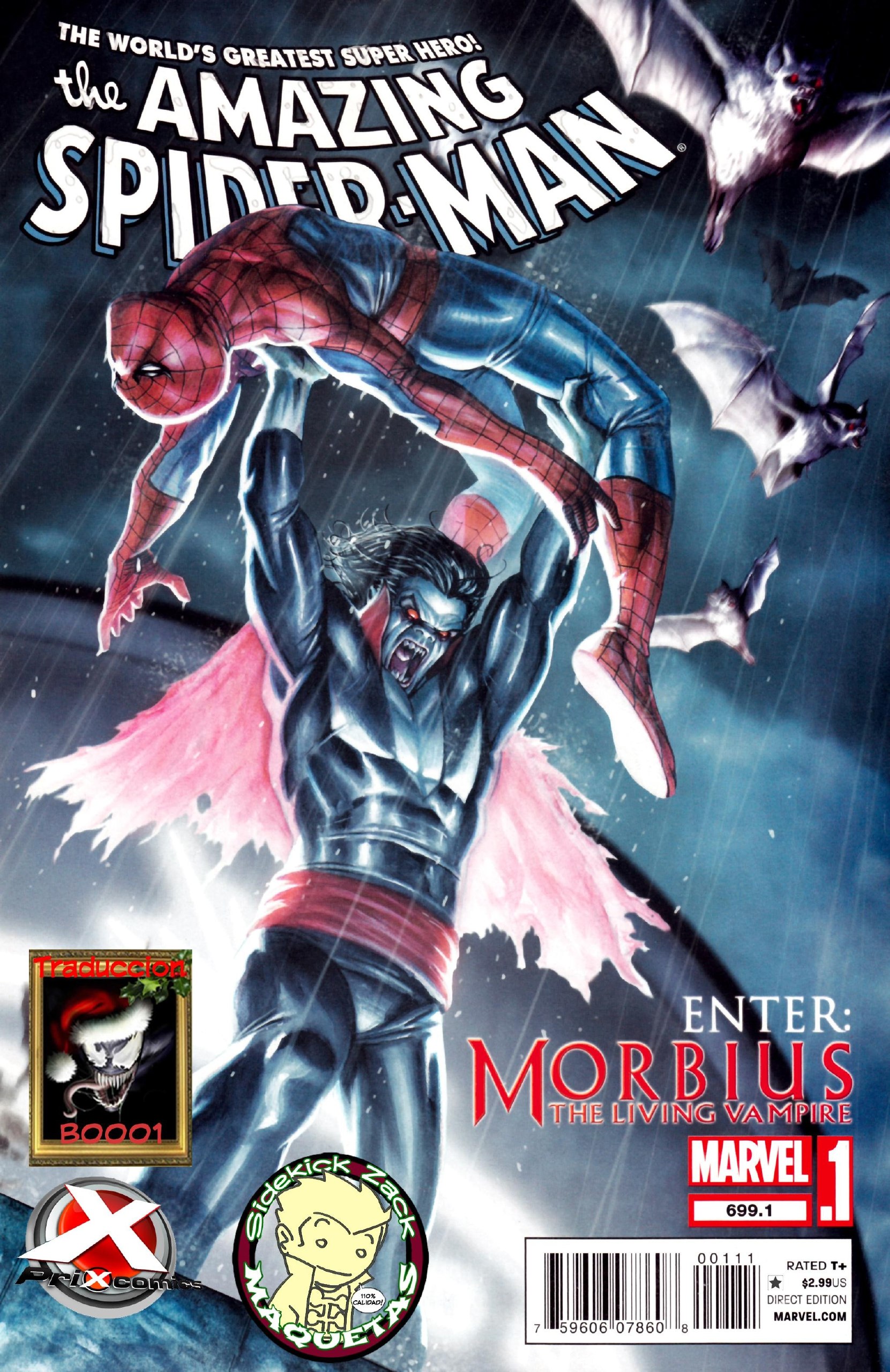 Portada ampliada de the AMAZING SPIDER-MAN