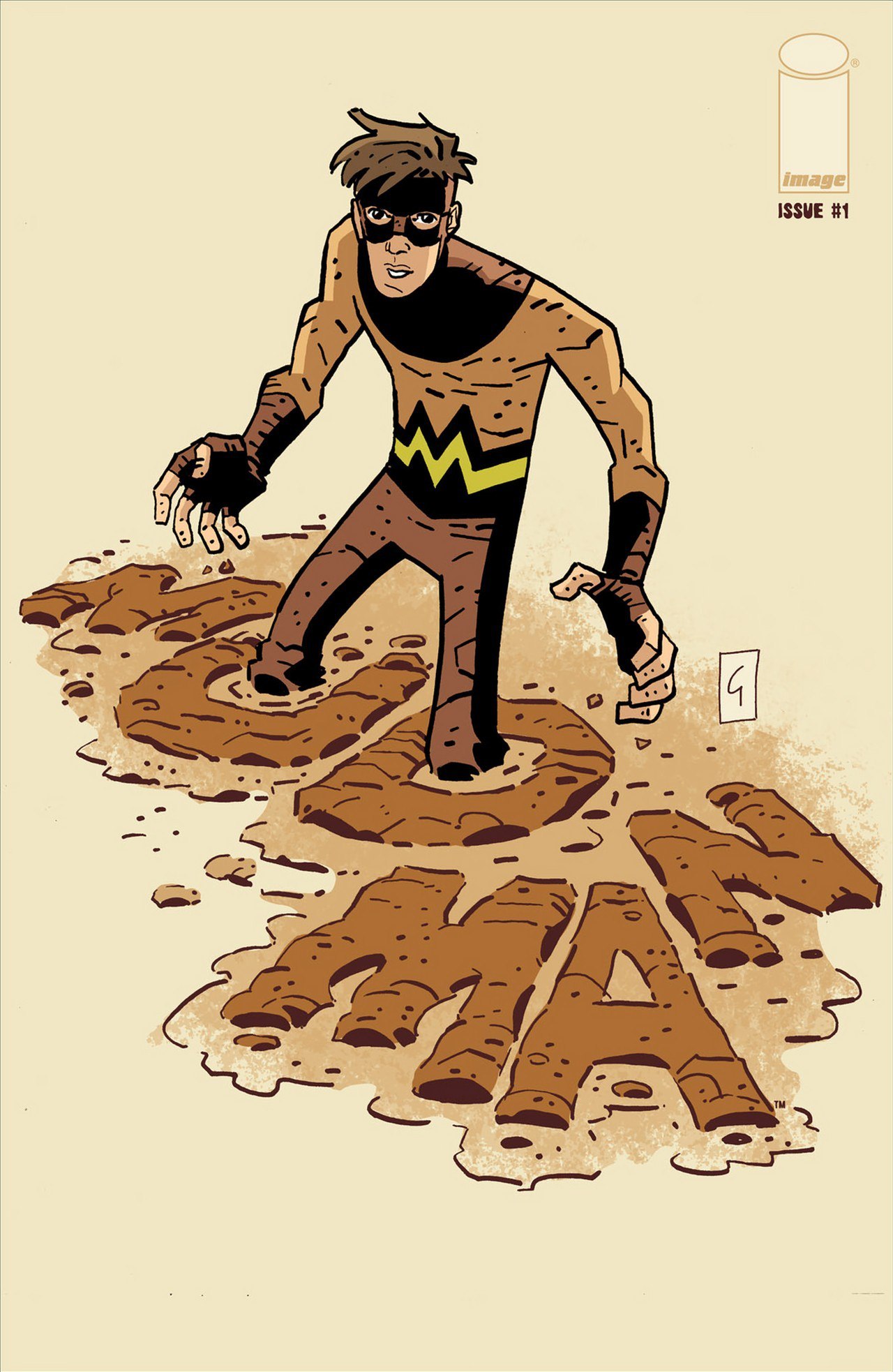 Portada ampliada de Mudman (de P.Grist)(Ed.Image)(2011-13)