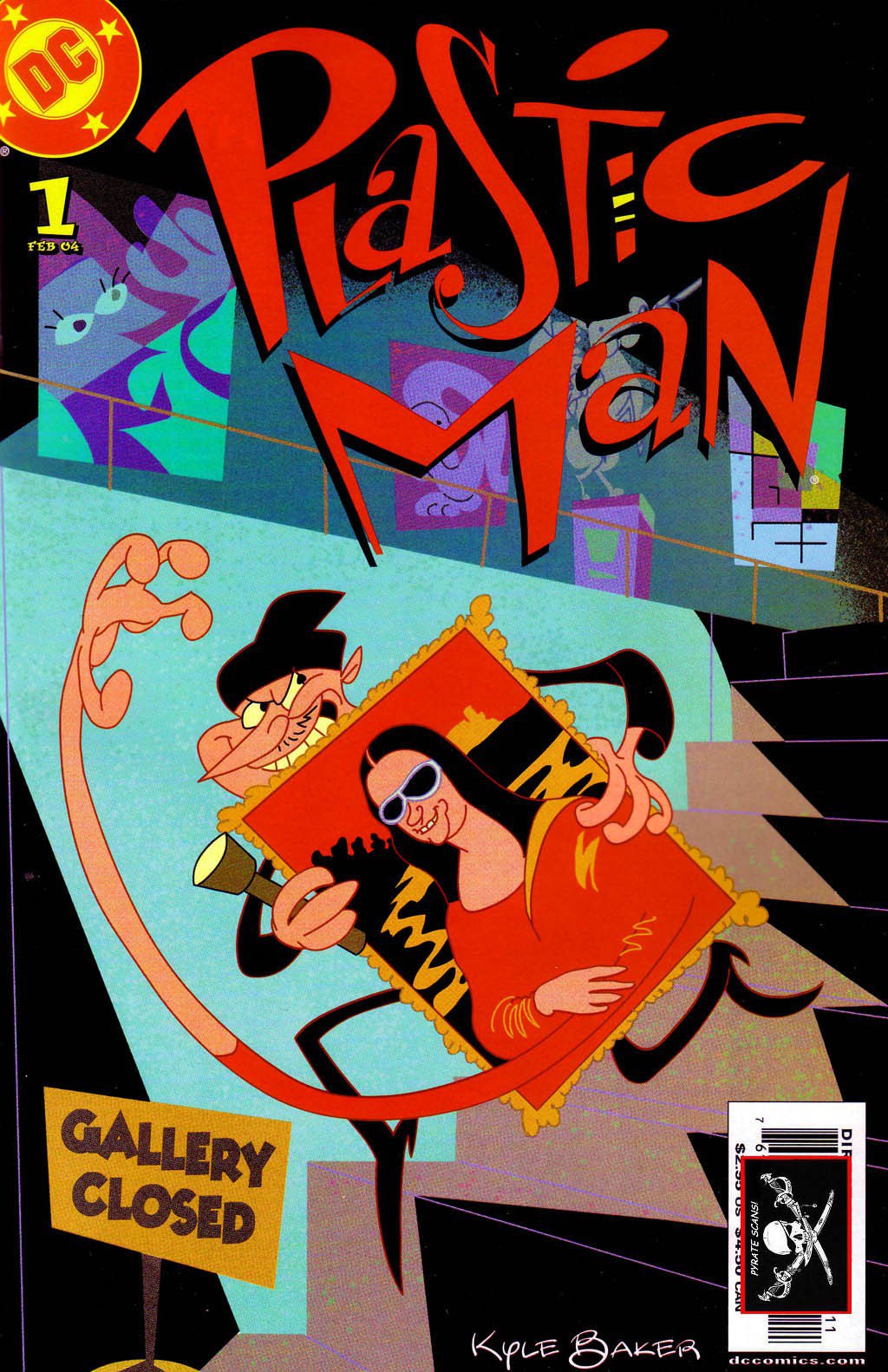 Portada ampliada de Plastic Man