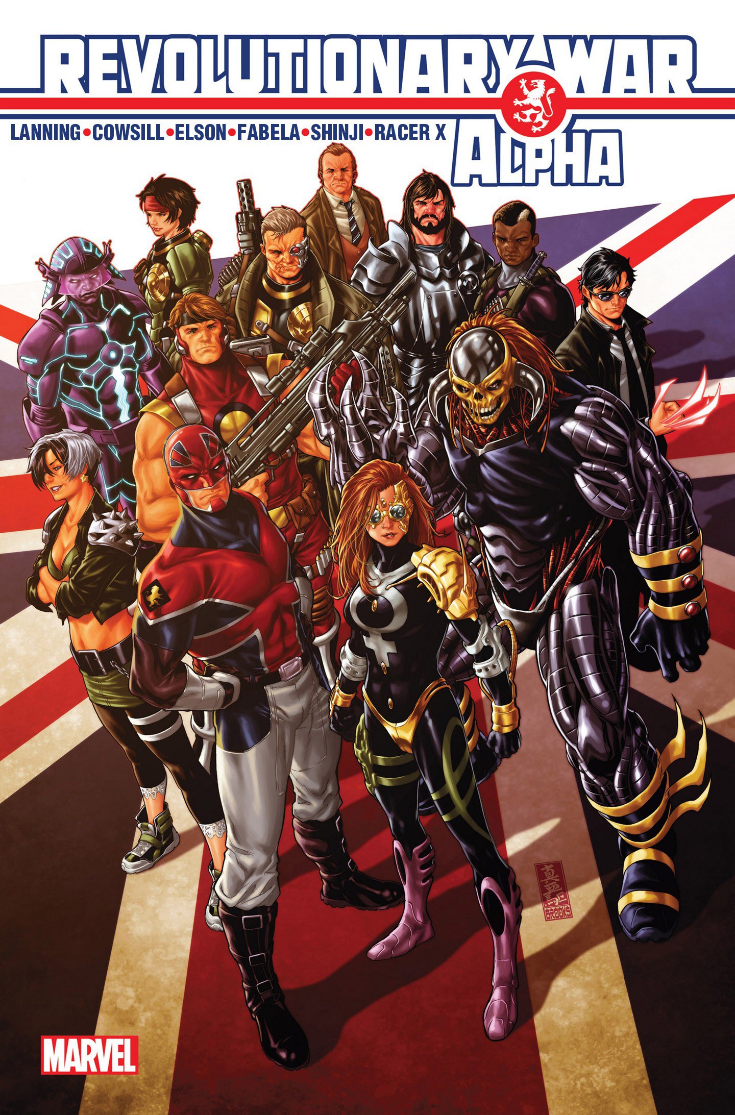 Portada ampliada de REVOLUTIONARY WAR ALPHA