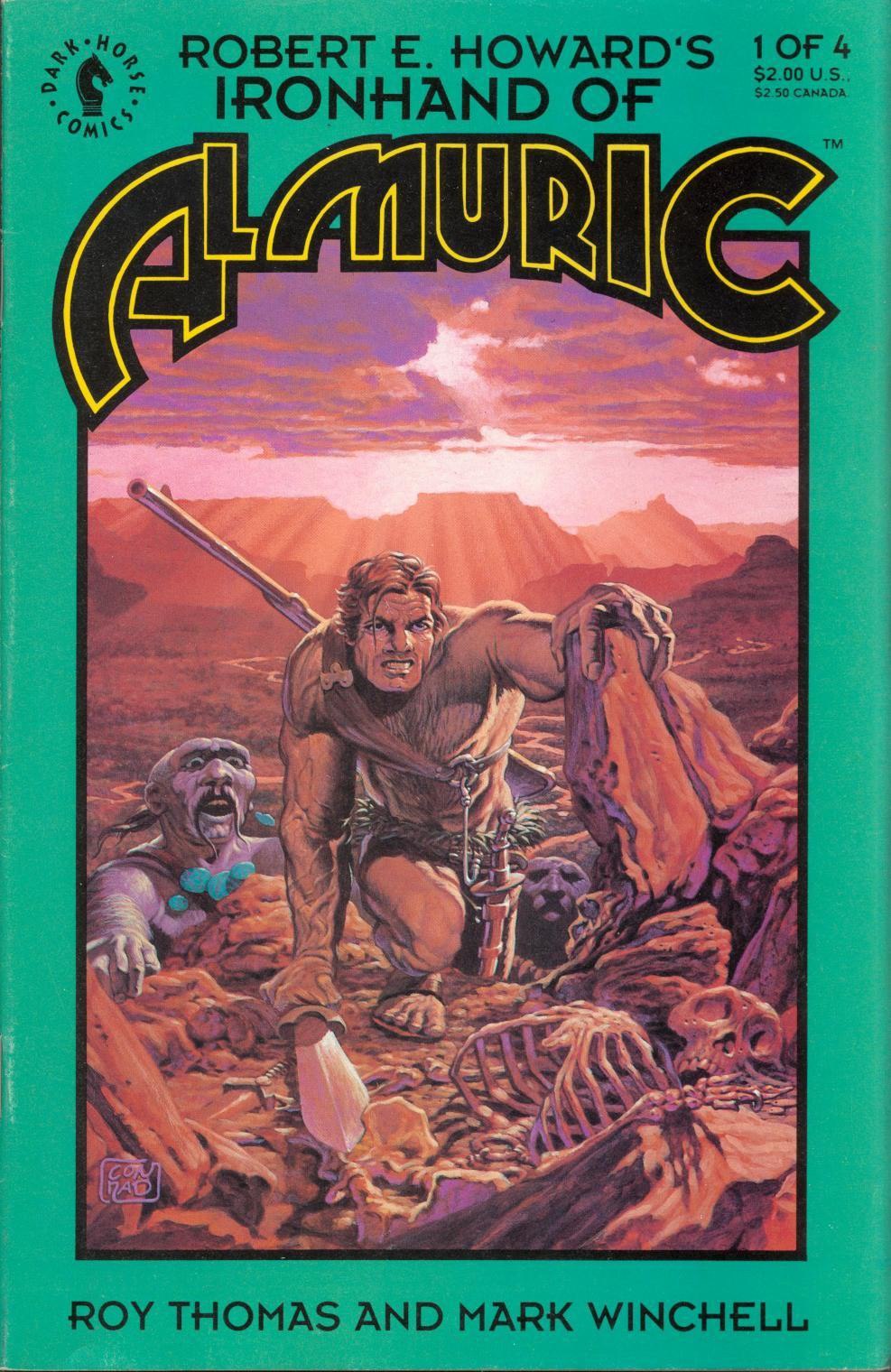 Portada ampliada de ROBERT E. HOWARD'S IRONHAND OF ALMURIC