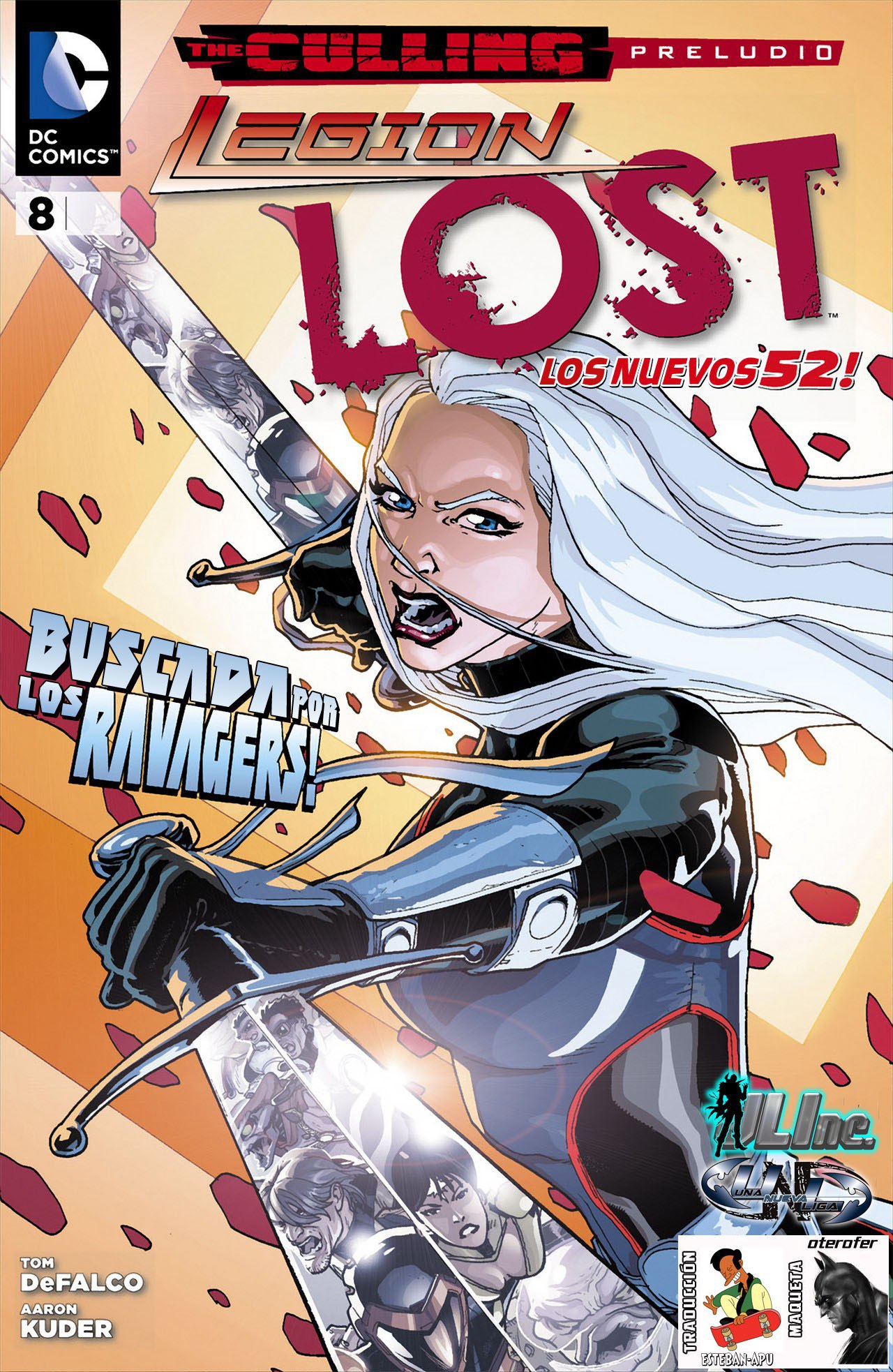 Portada ampliada de LEGION LOST