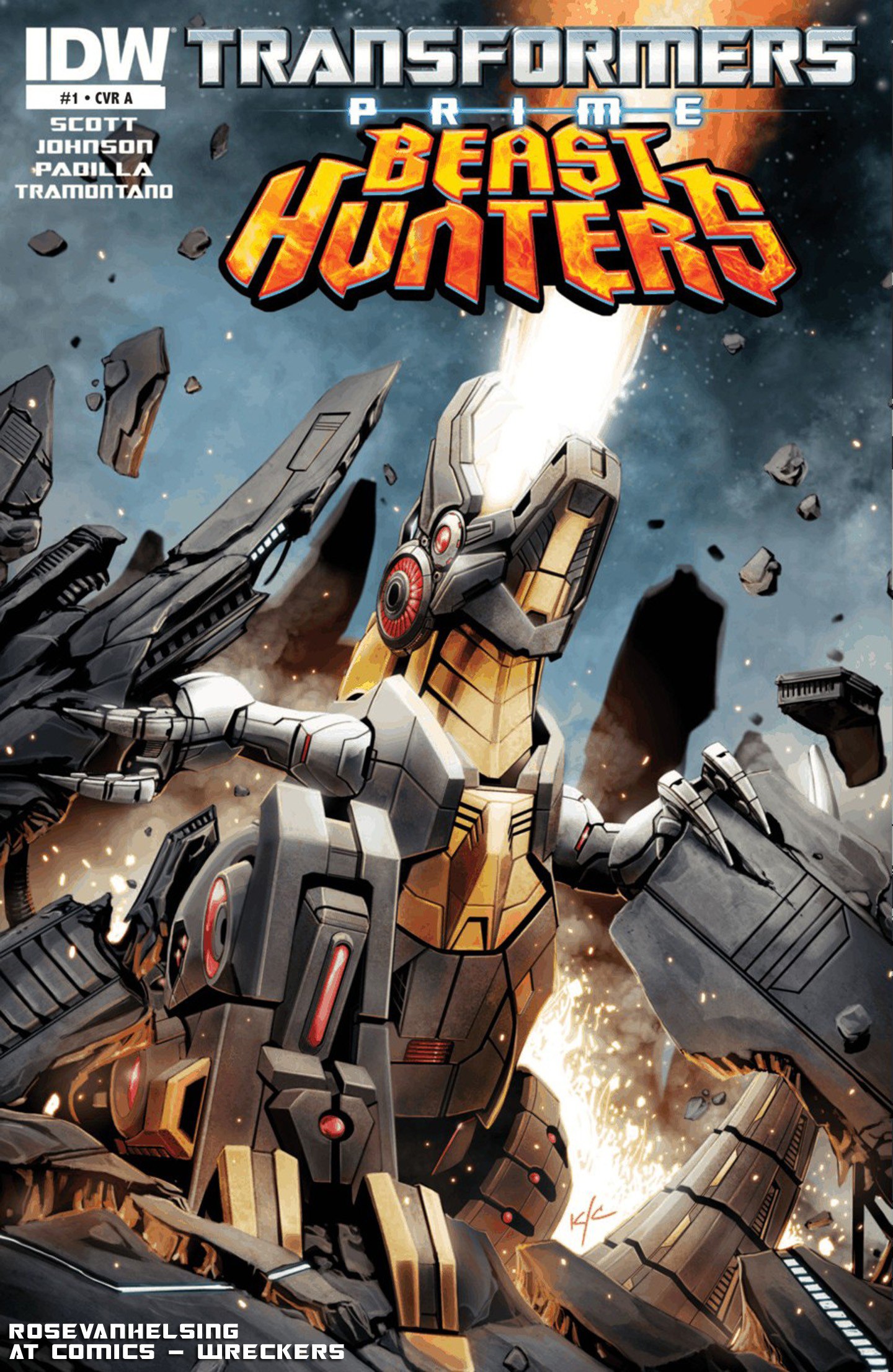 Portada ampliada de Transformers Prime Beast Hunters