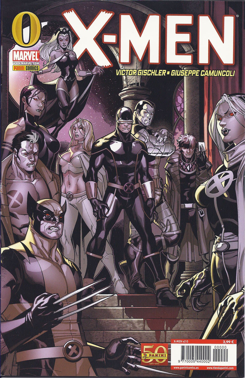 Portada ampliada de X-MEN