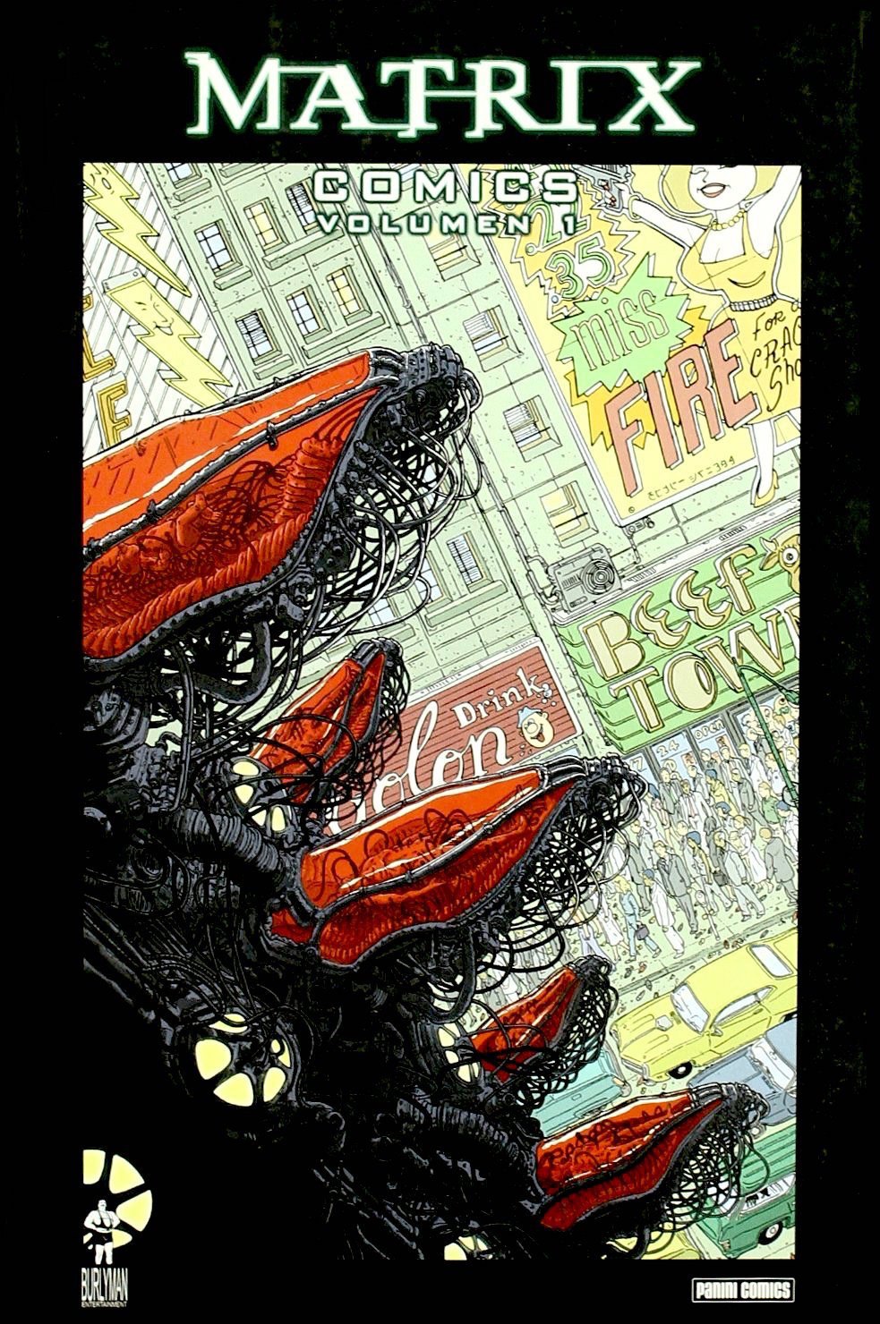 Portada ampliada de MATRIX COMICS VOLUME