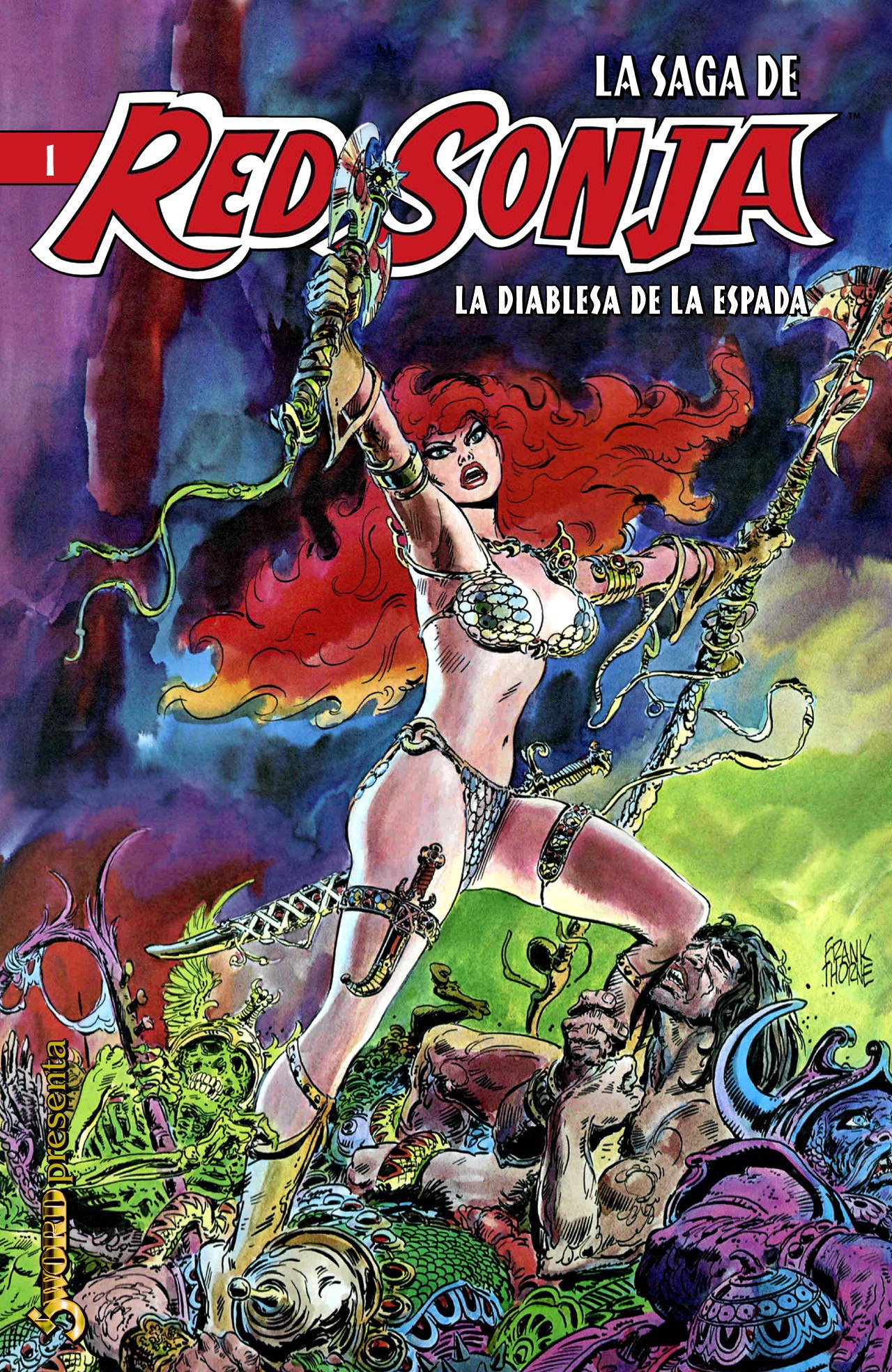 Portada ampliada de Red Sonja
