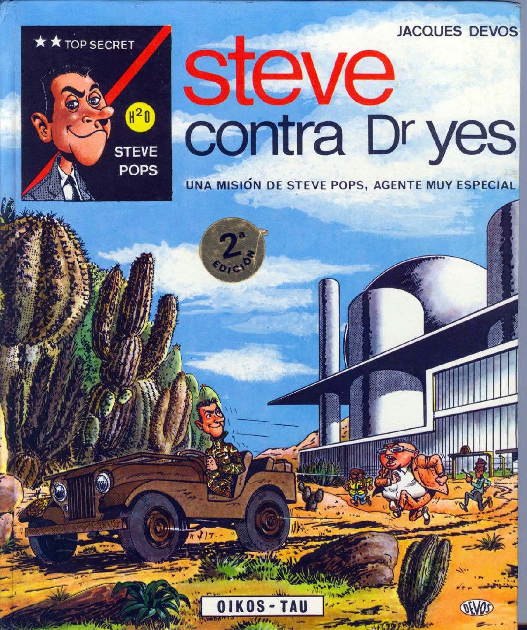 Portada ampliada de steve contra Dr yes