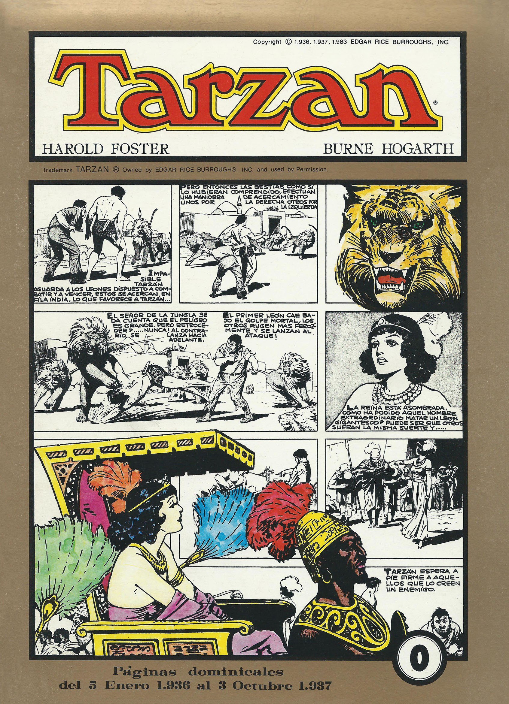 Portada ampliada de Tarzan