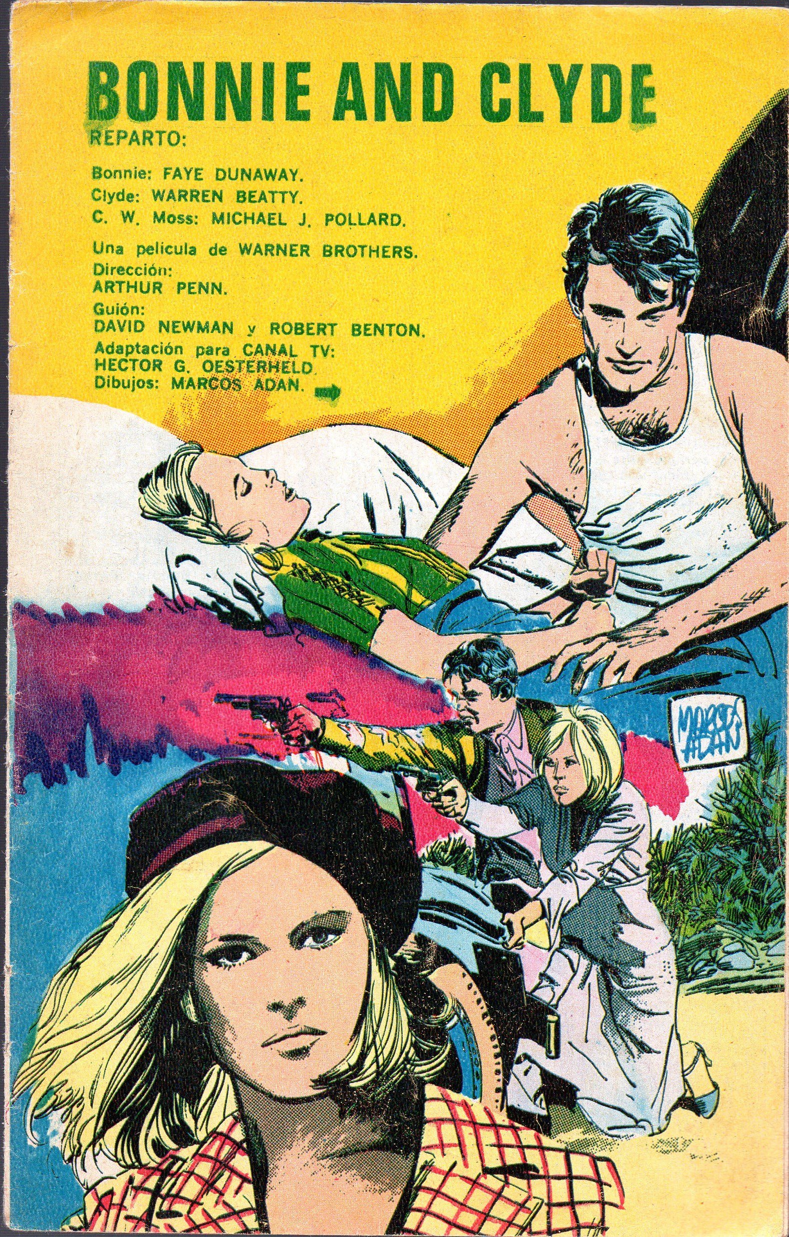 Portada ampliada de BONNIE AND CLYDE