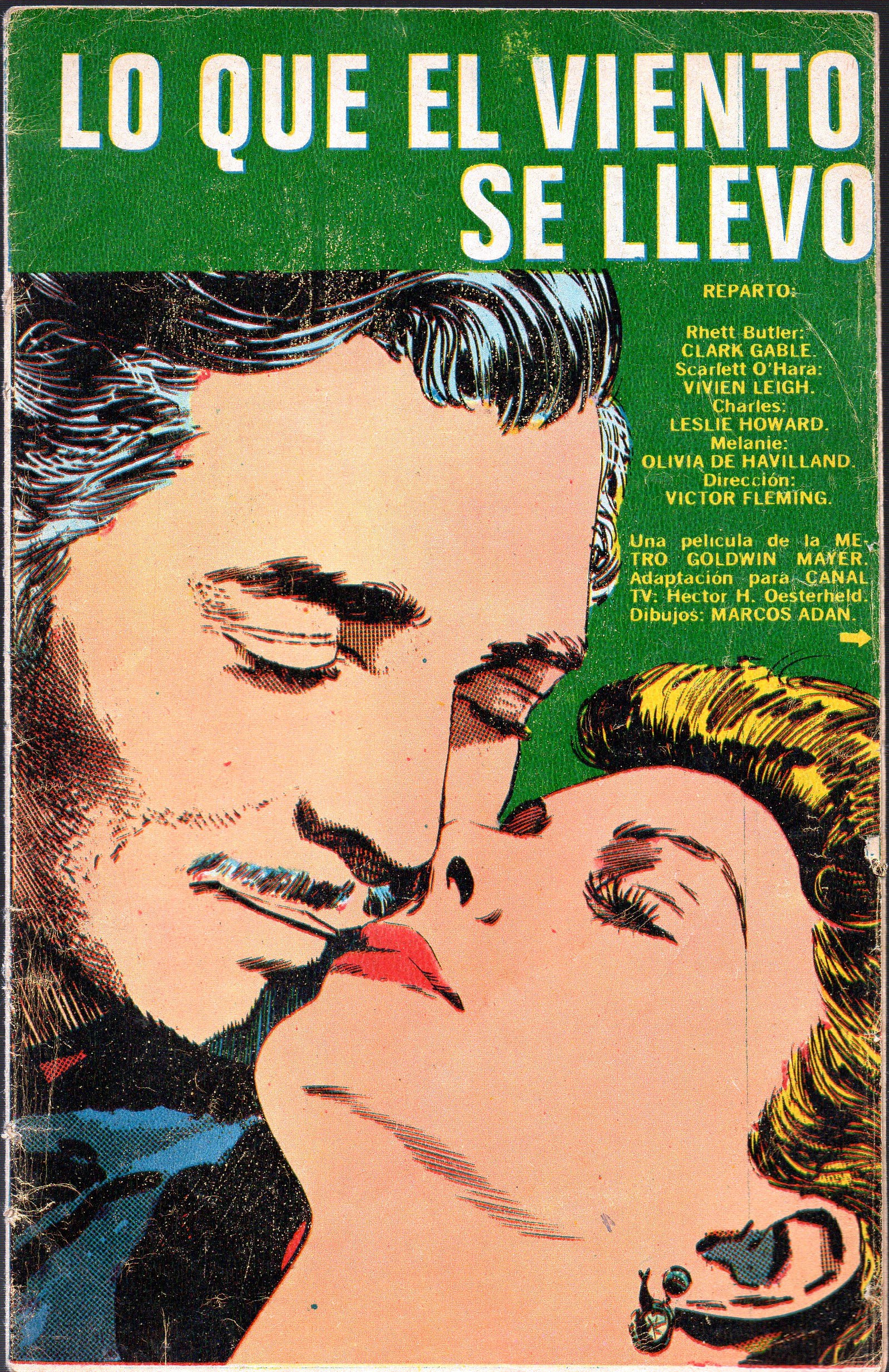 Portada ampliada de LO QUE EL VIENTO SE LLEVO