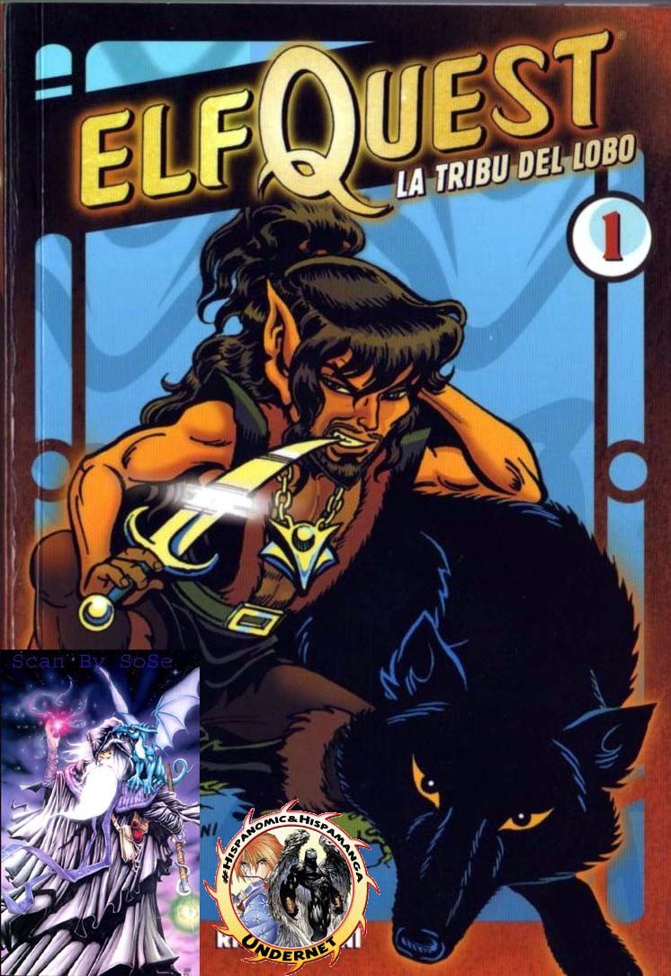 Portada ampliada de ElfQuest La Tribu del Lobo