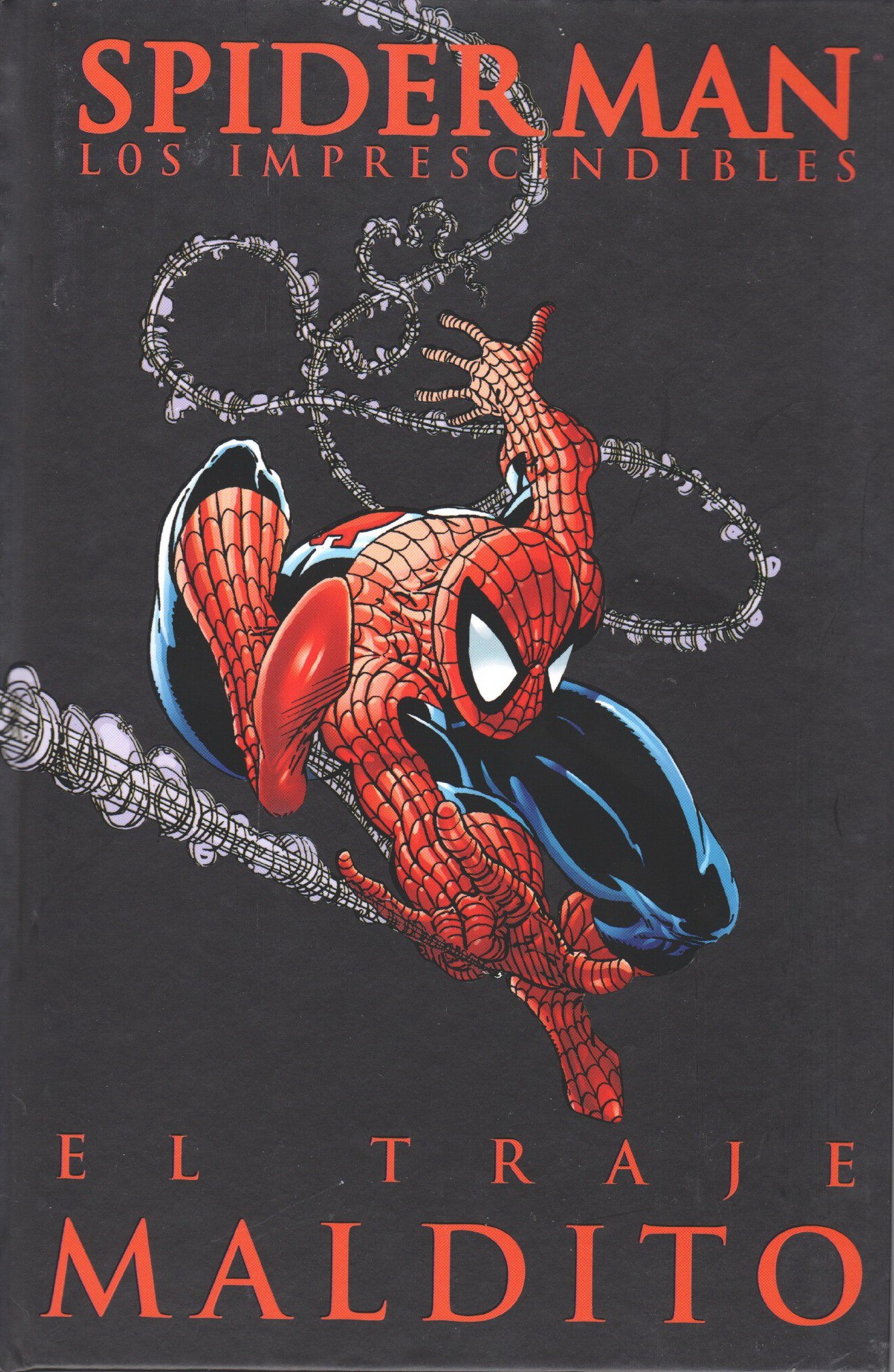 Portada ampliada de SPIDER MAN LOS IMPRESCINDIBLES EL TRAJE MALDITO