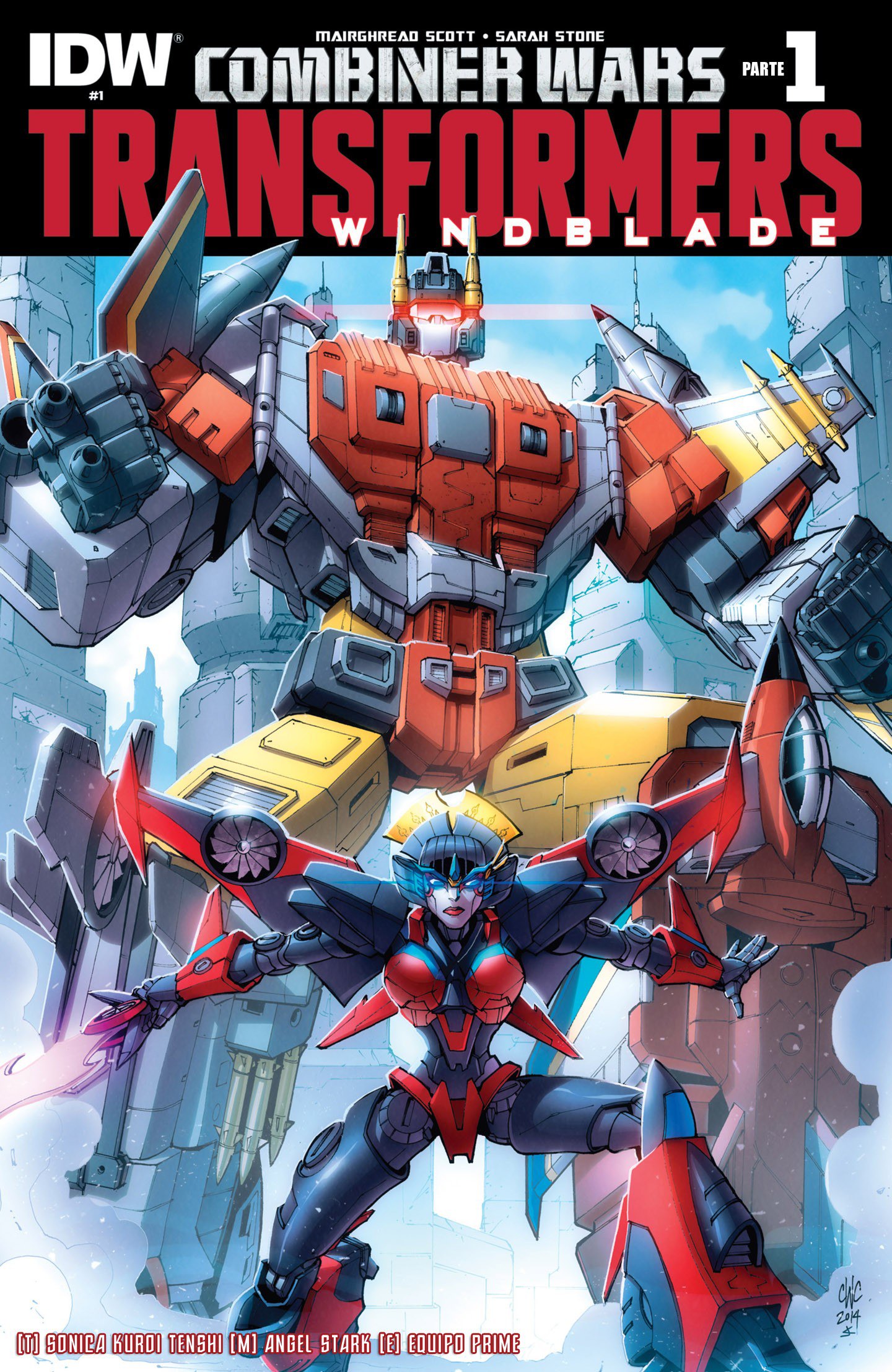 Portada ampliada de TRANSFORMERS WINDBLADE