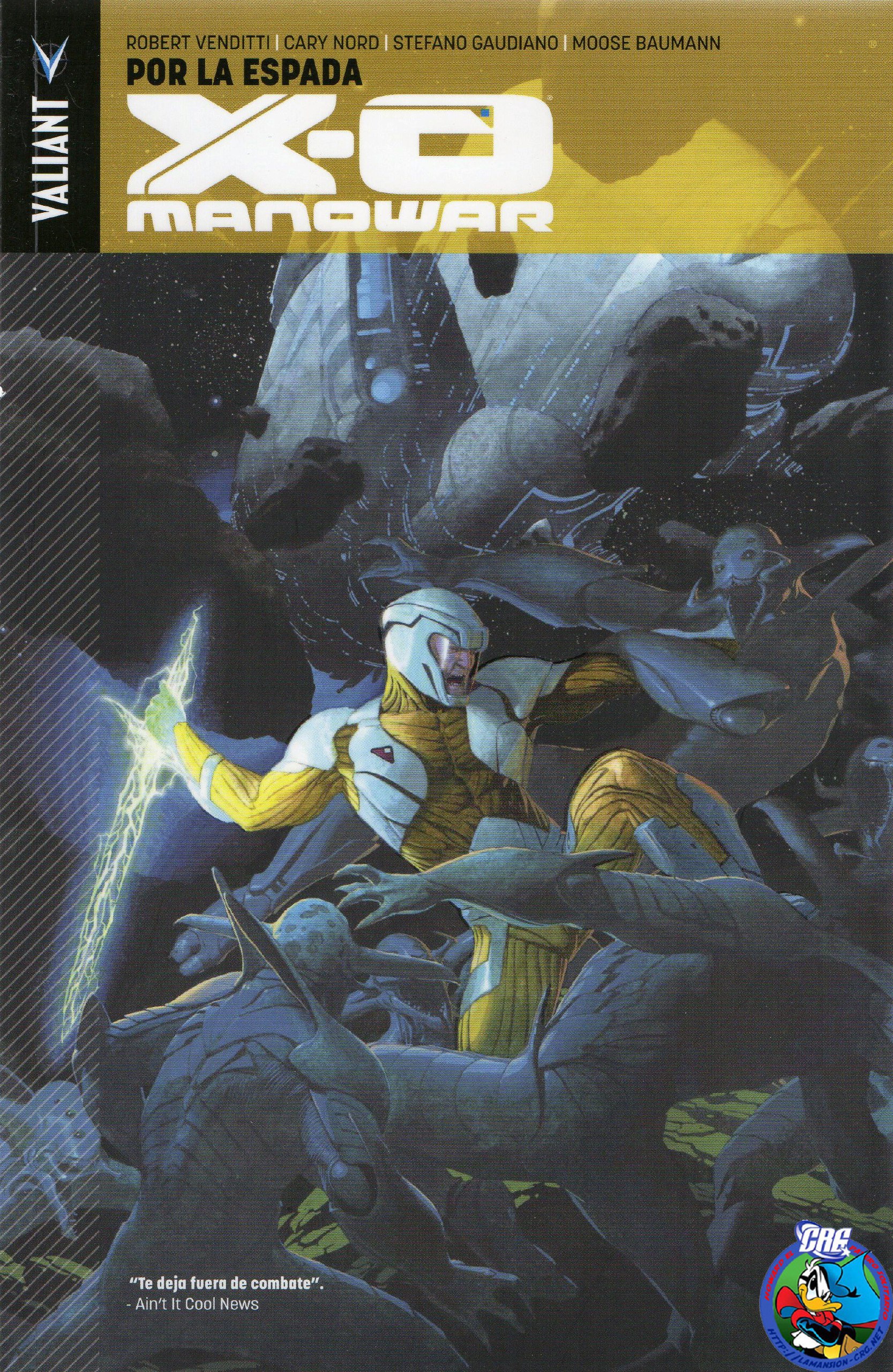 Portada ampliada de X-O Manowar