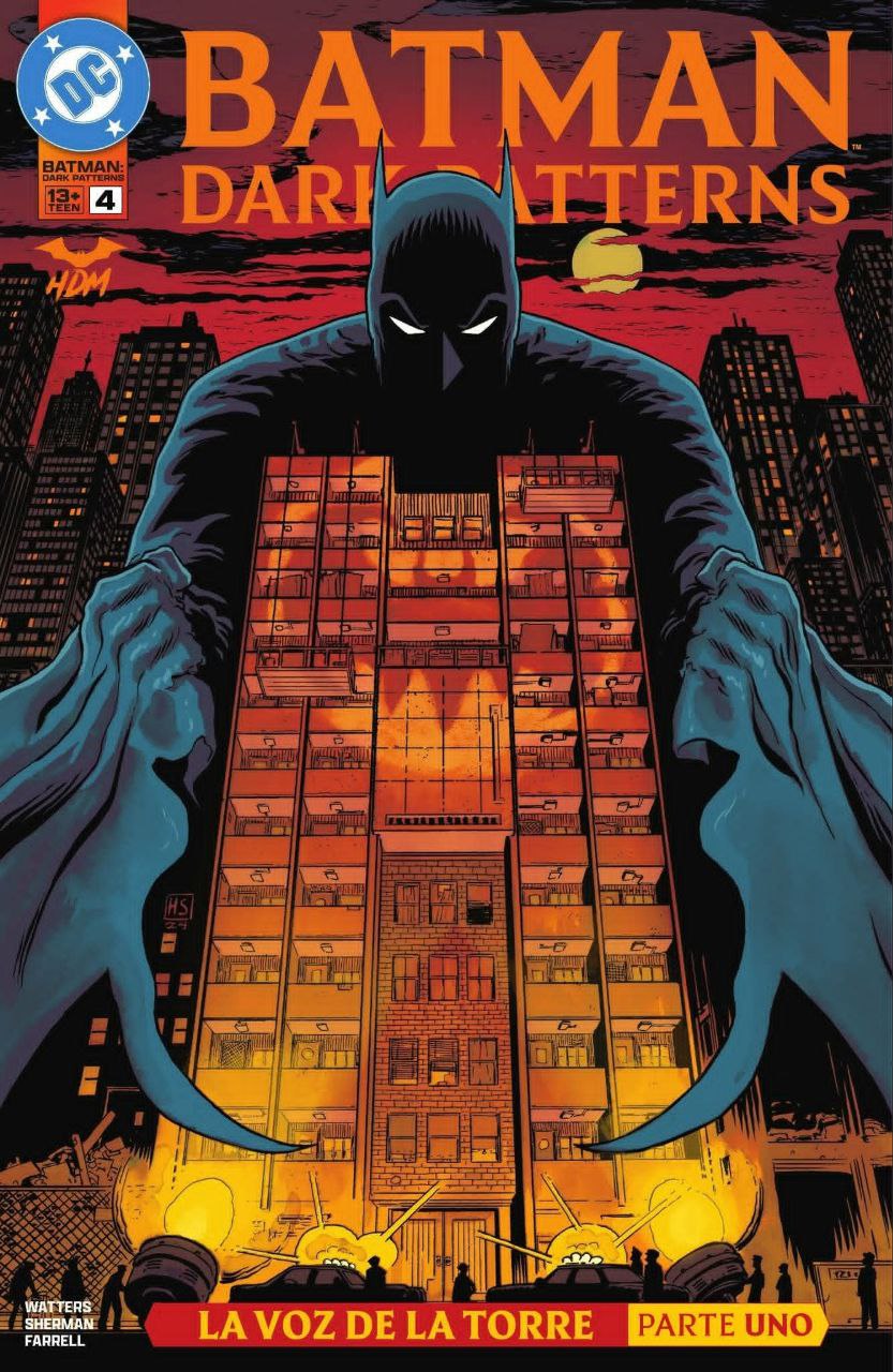 Portada ampliada de BATMAN DARI PATTERNS