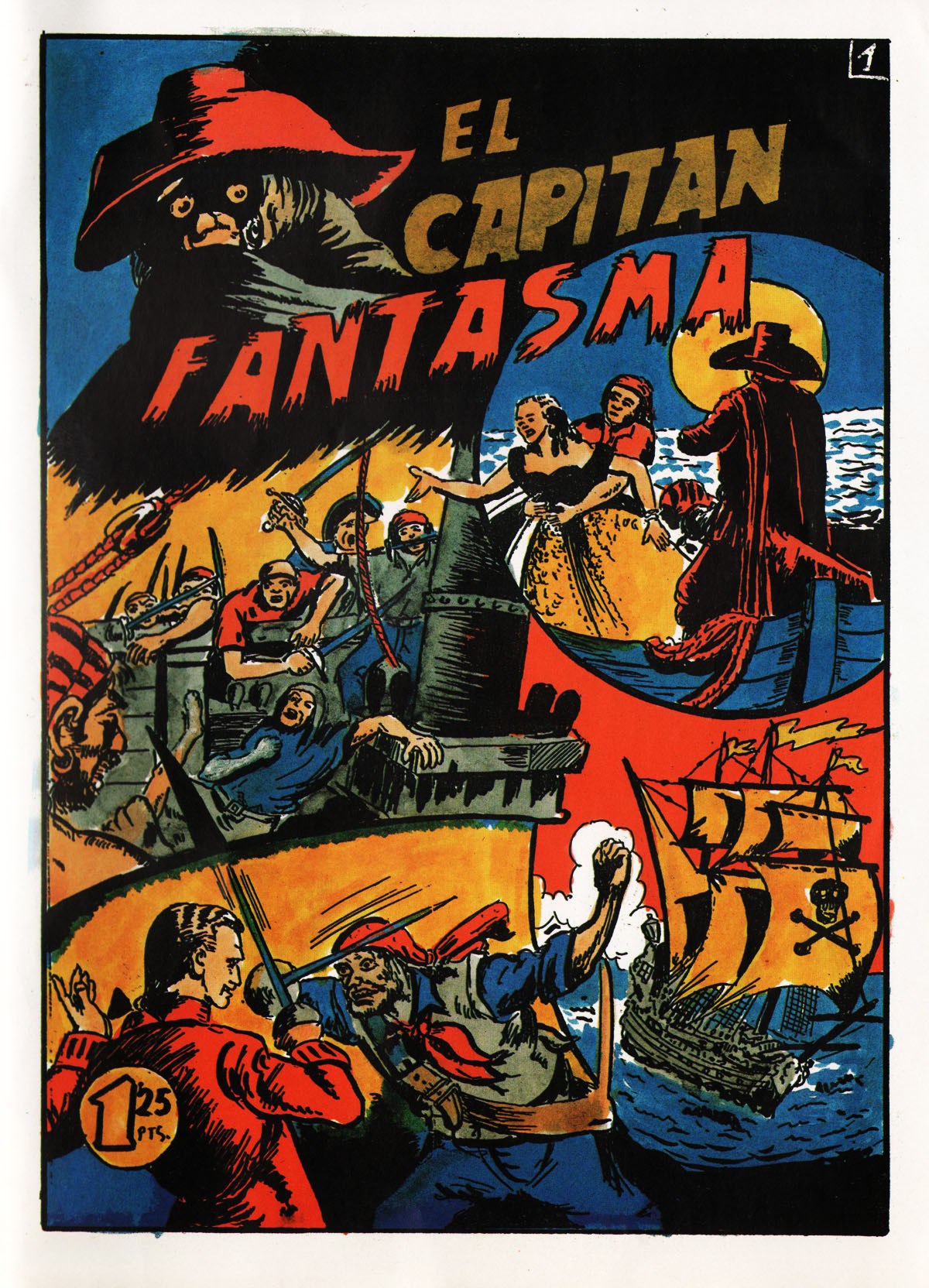 Portada ampliada de EL CAPITAN FANTASMA