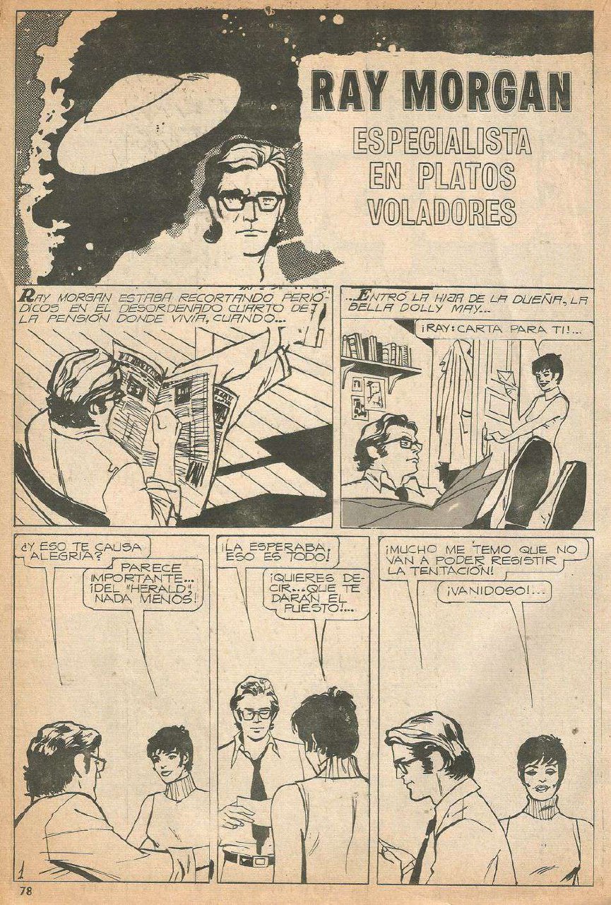 Portada ampliada de Ray Morgan Especialista en platos voladores