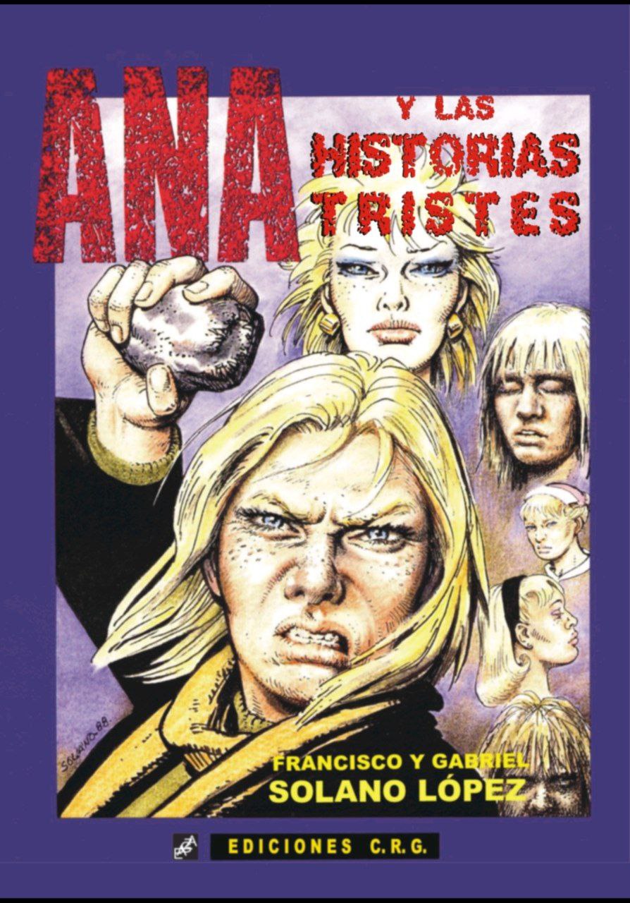 Portada ampliada de ANA Y LAS HISTORIAS TRISTES
