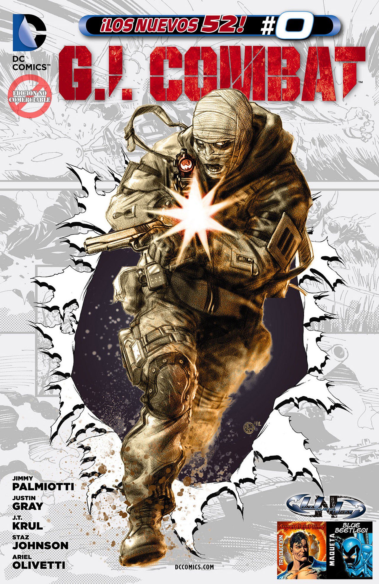 Portada ampliada de G.I. COMBAT
