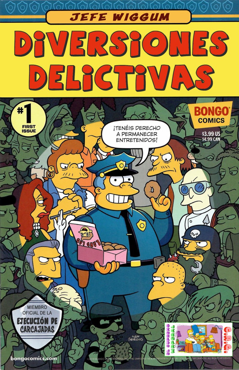 Portada ampliada de Diversiones Delictivas