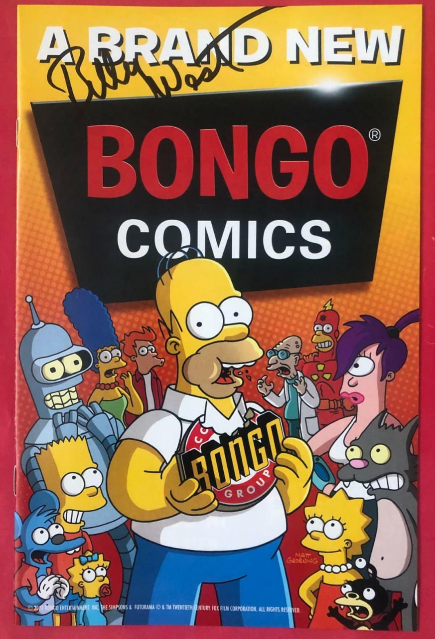 Portada ampliada de A brand new Bongo Comics