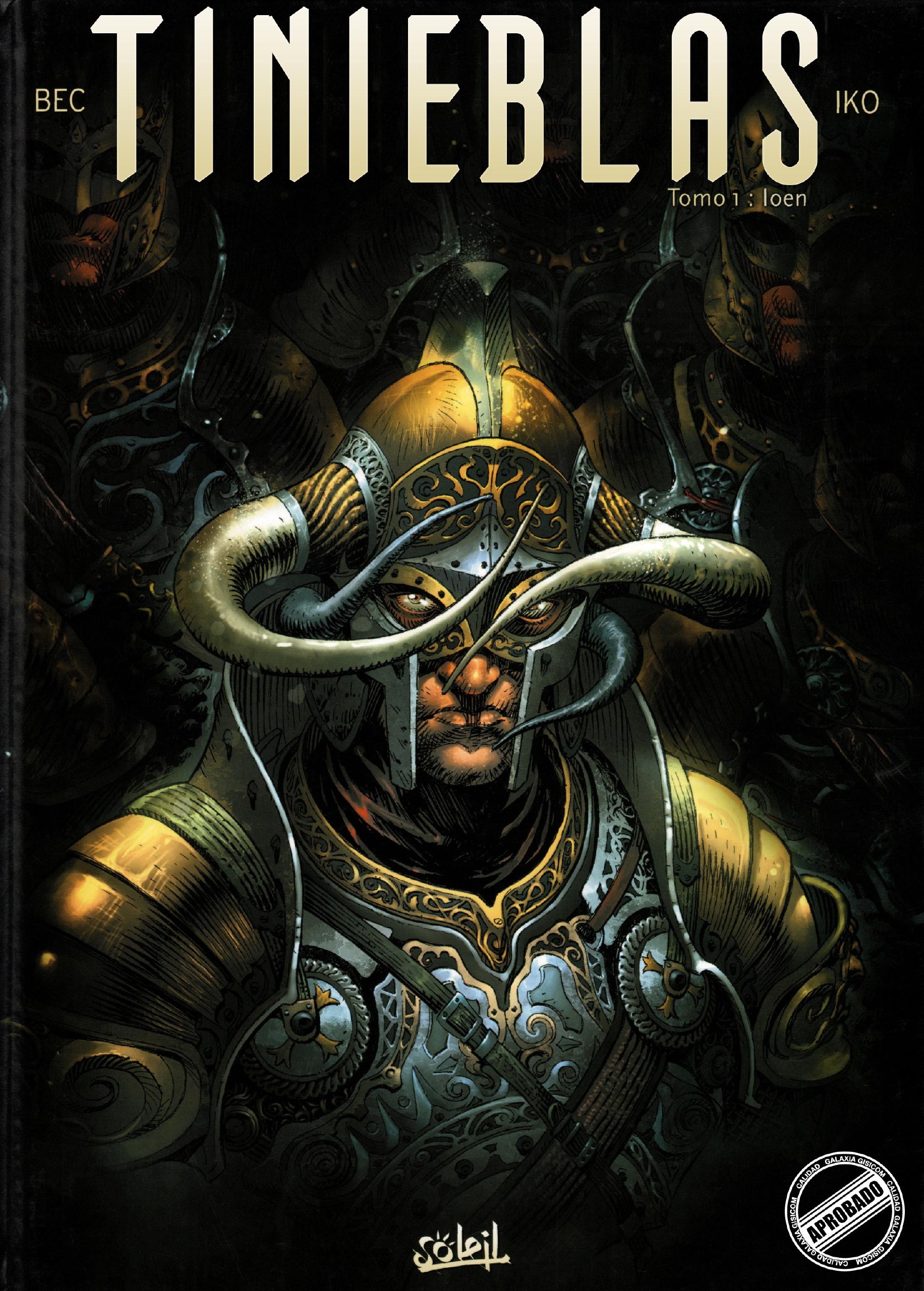 Portada ampliada de TINIEBLAS