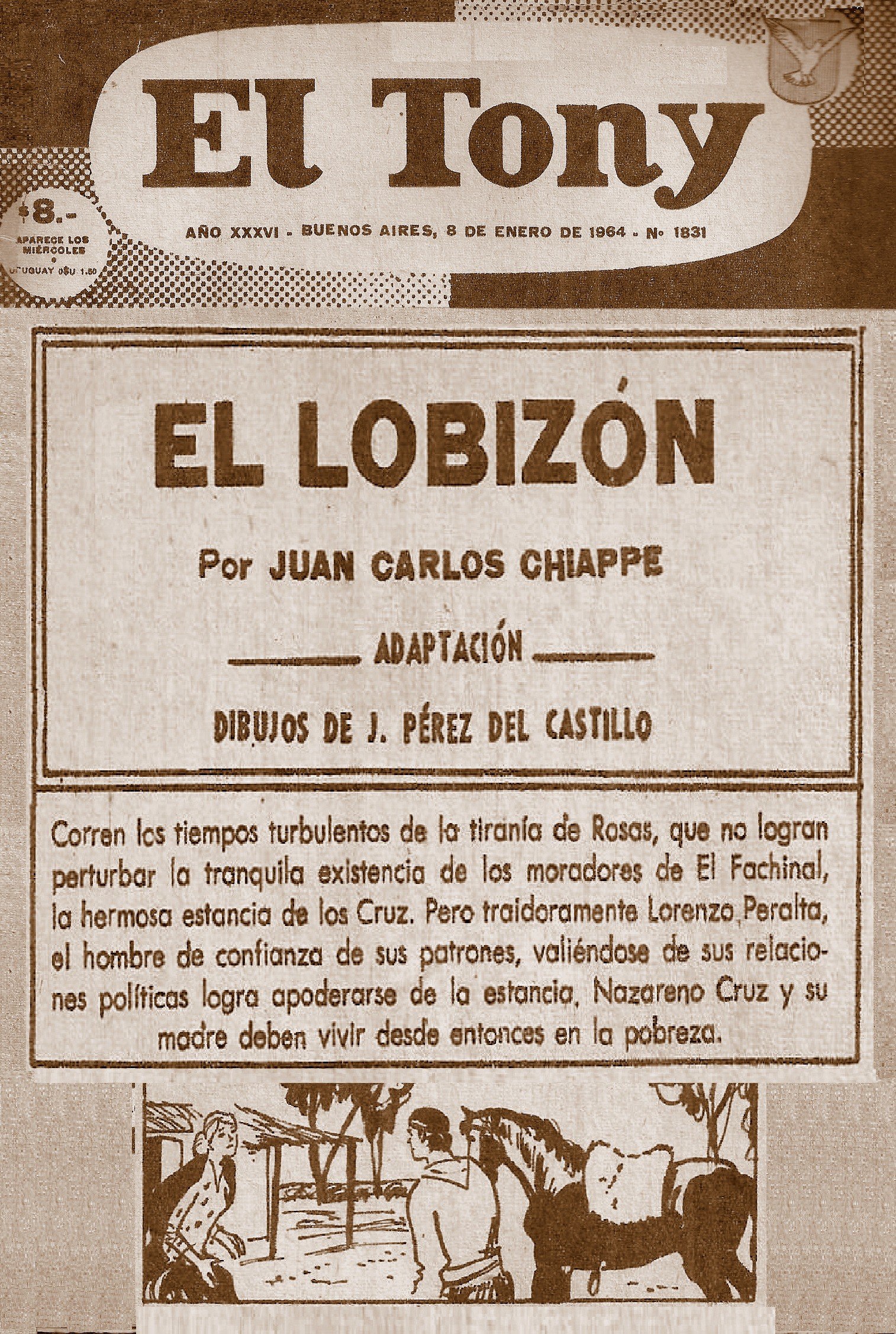Portada ampliada de EL LOBIZÓN