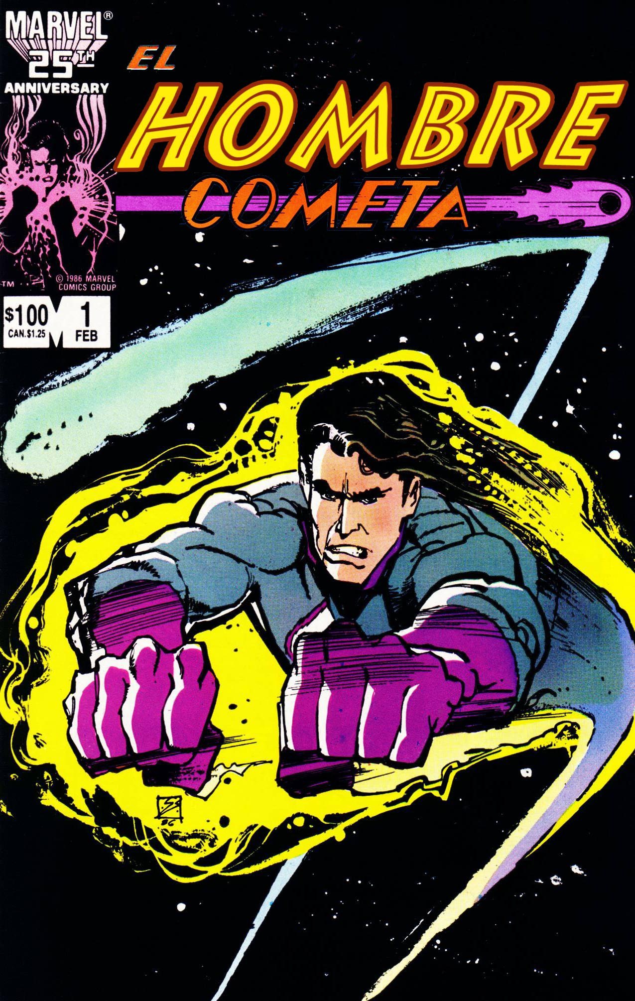 Portada ampliada de EL HOMBRE COMETA